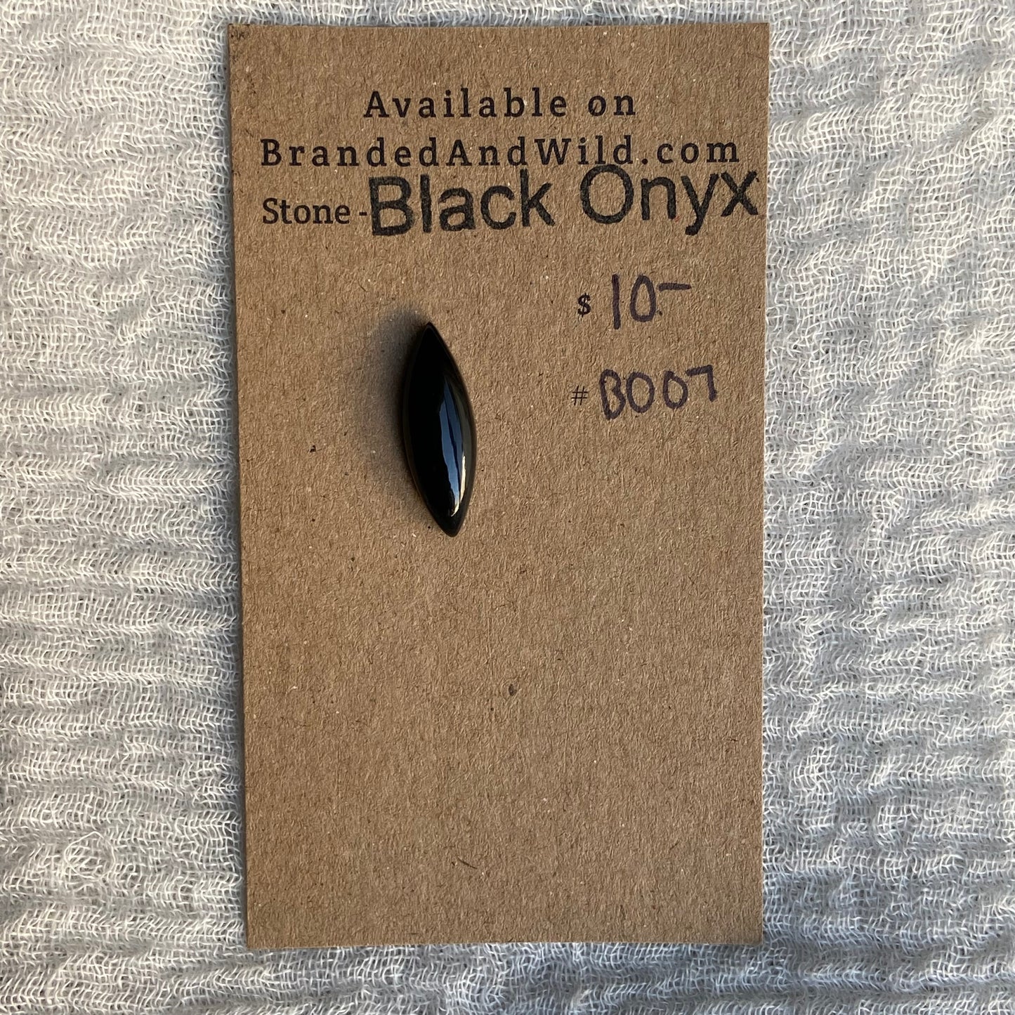Black Onyx - Cabochon - BO07