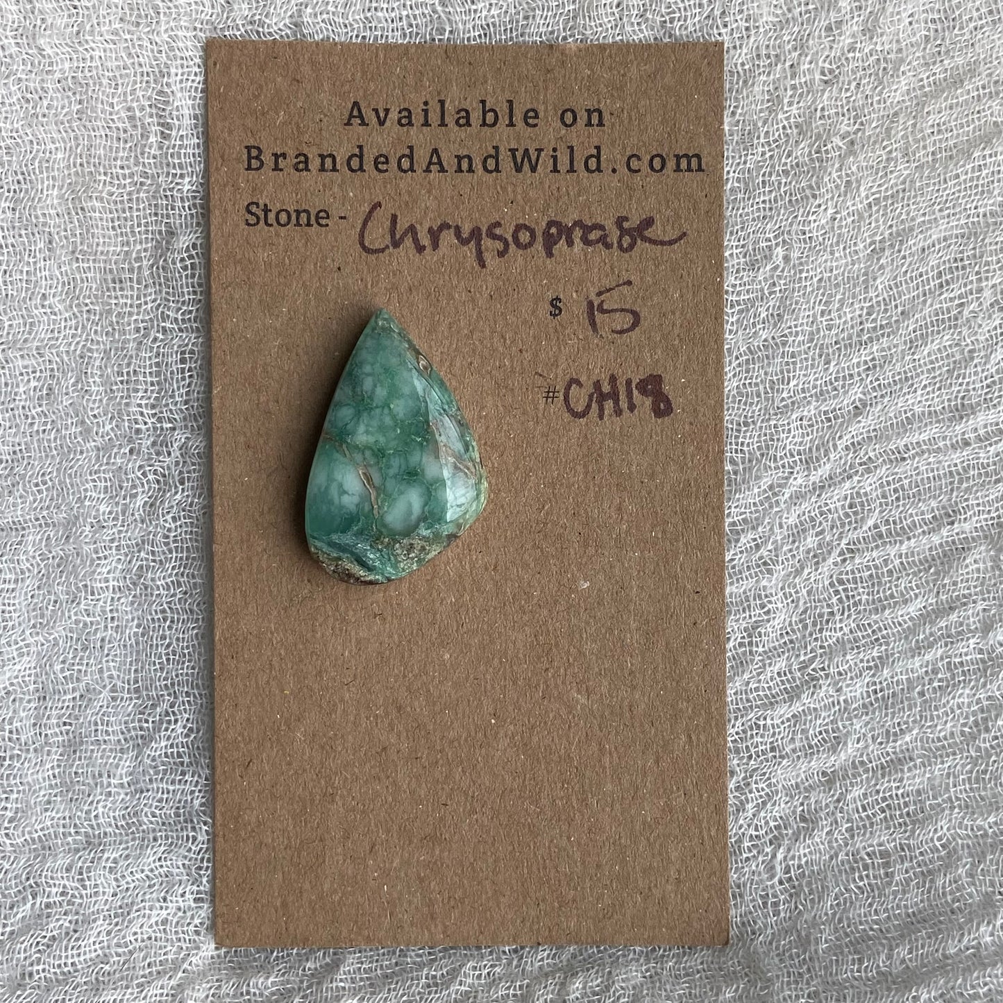Chrysoprase Cabochon - Ch18