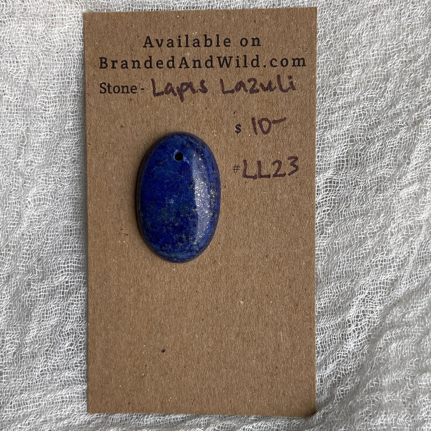 Lapis Lazuli Cabochon -Drilled- LL23