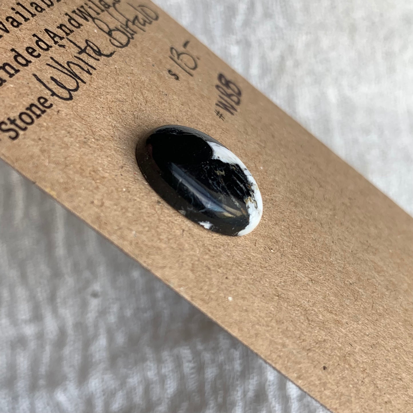 White Buffalo Cabochon - WB8