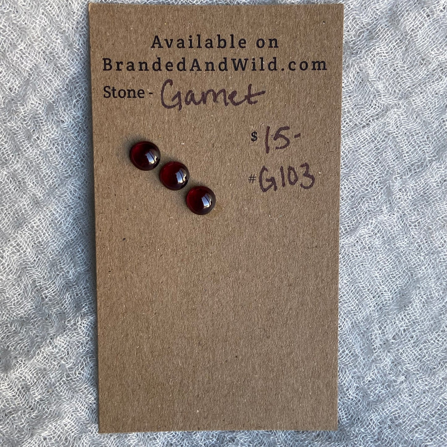 Garnet Cabochon - G103