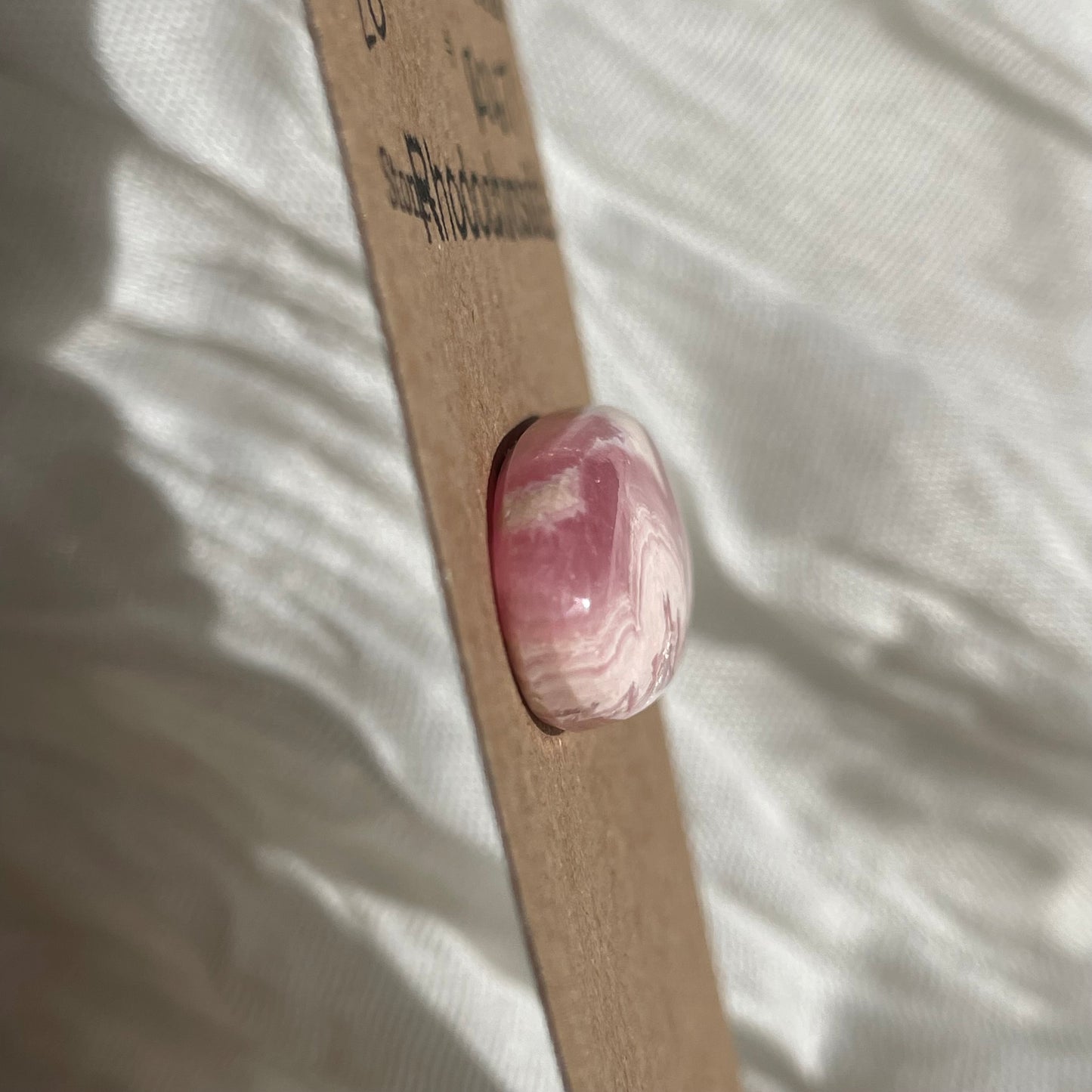 Rhodochrosite Cabochon - R067 7F9C69E0-3D26-4730-9B74-1EE440F3EEBA Brandedandwild.com