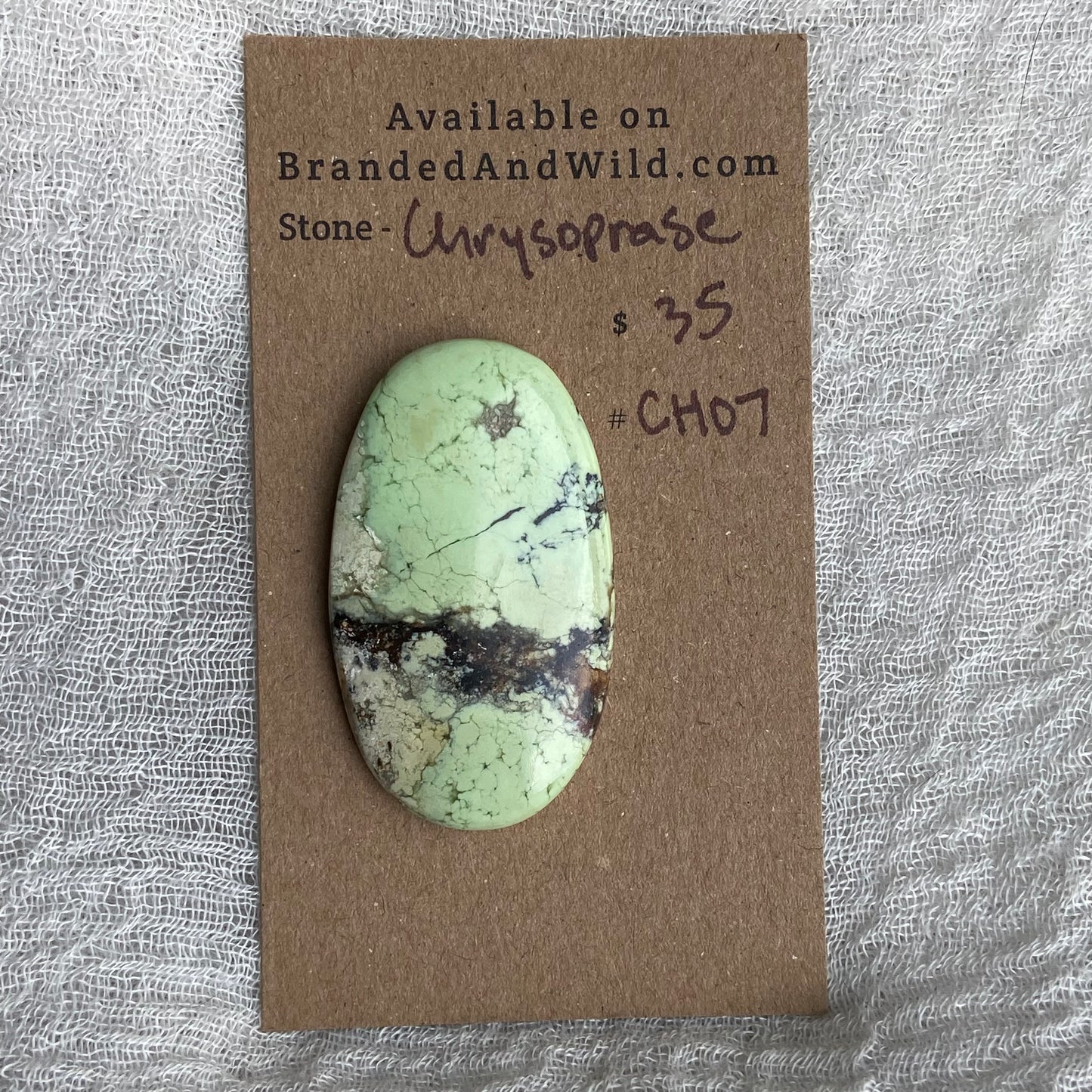 Chrysoprase Cabochon - Ch07