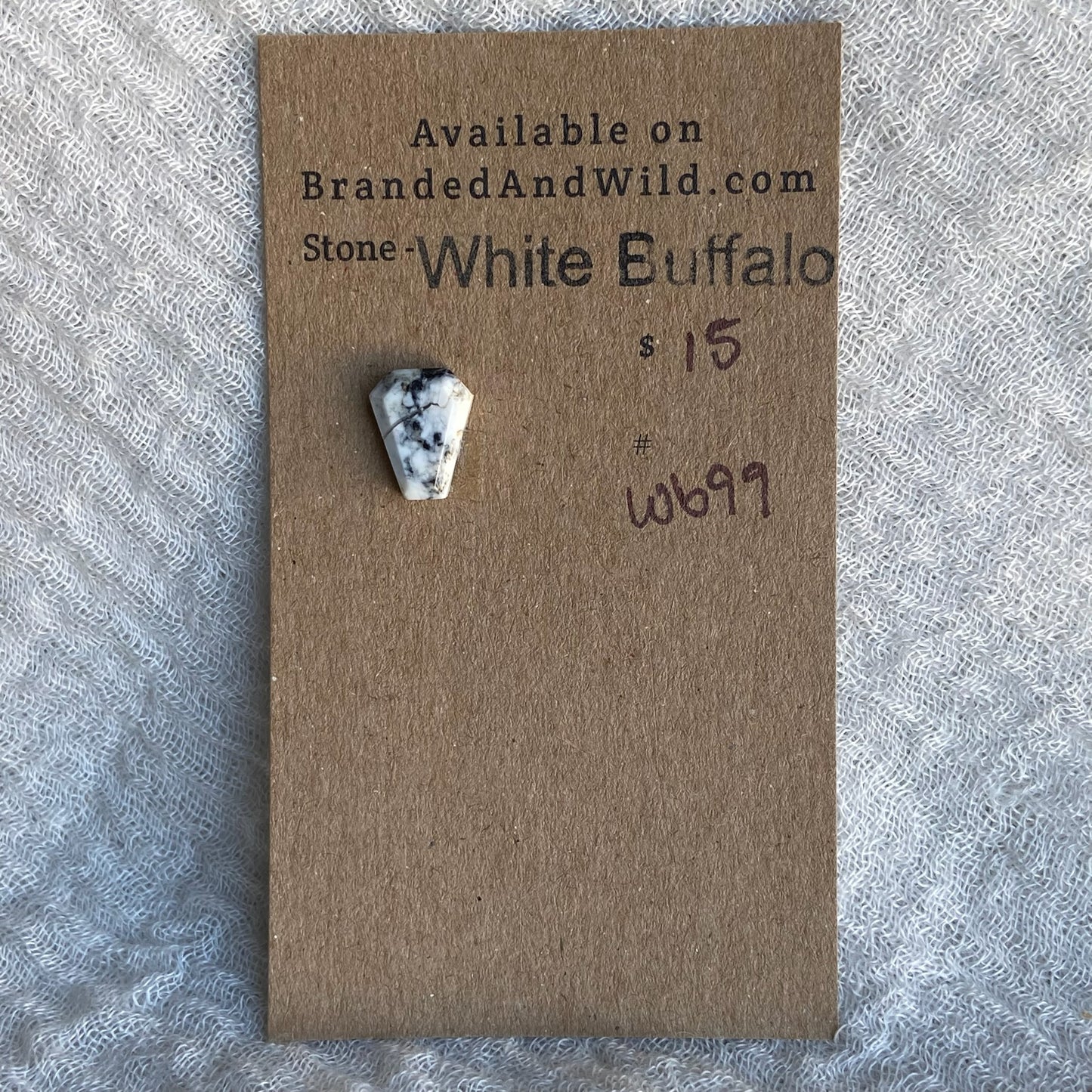 White Buffalo Cabochon - WB99