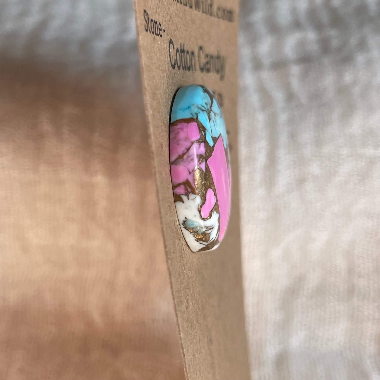 Cotton Candy Cabochon - CC35 81214A89-58ED-4753-B45D-6EA184169B9C Brandedandwild.com