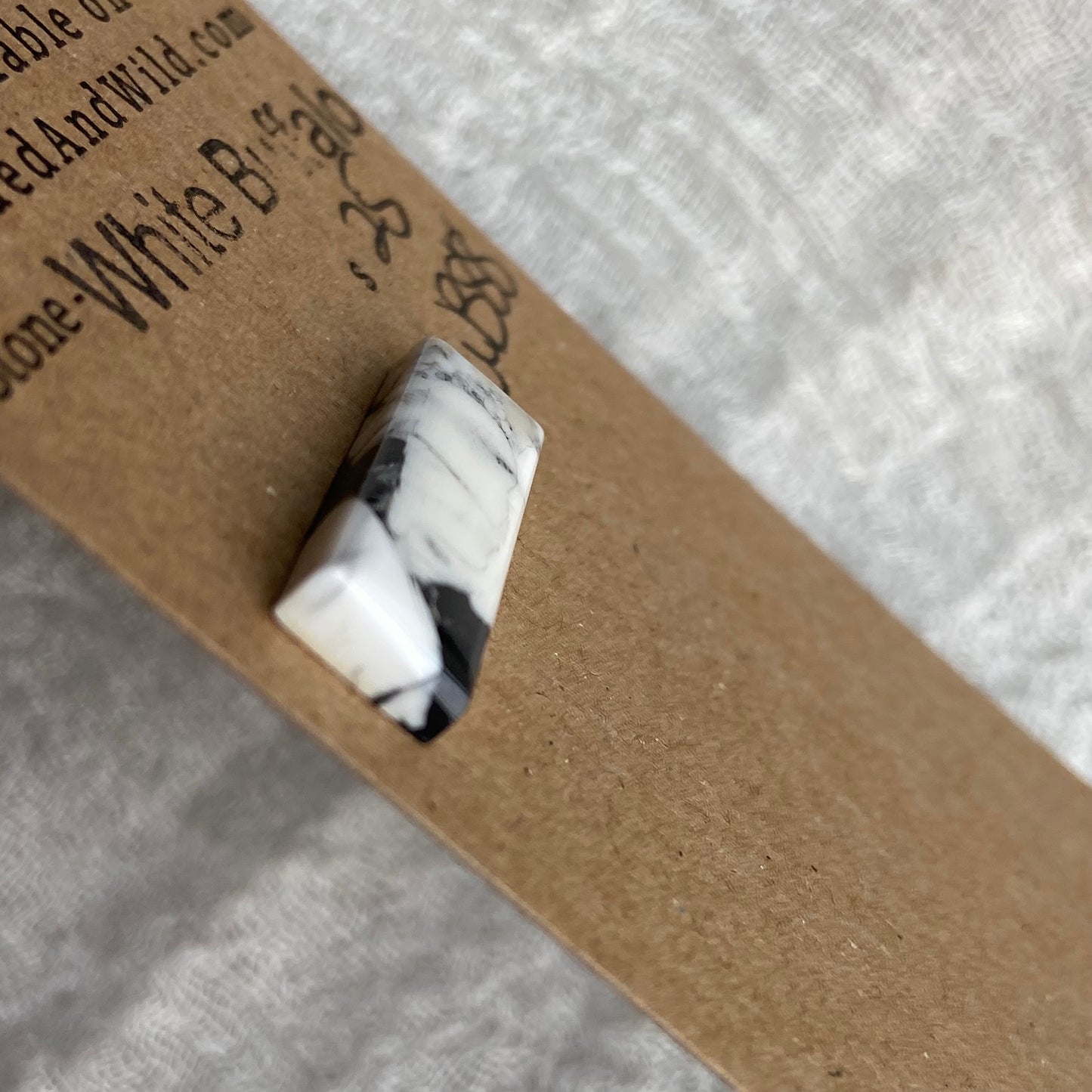 White Buffalo Cabochon - WB88