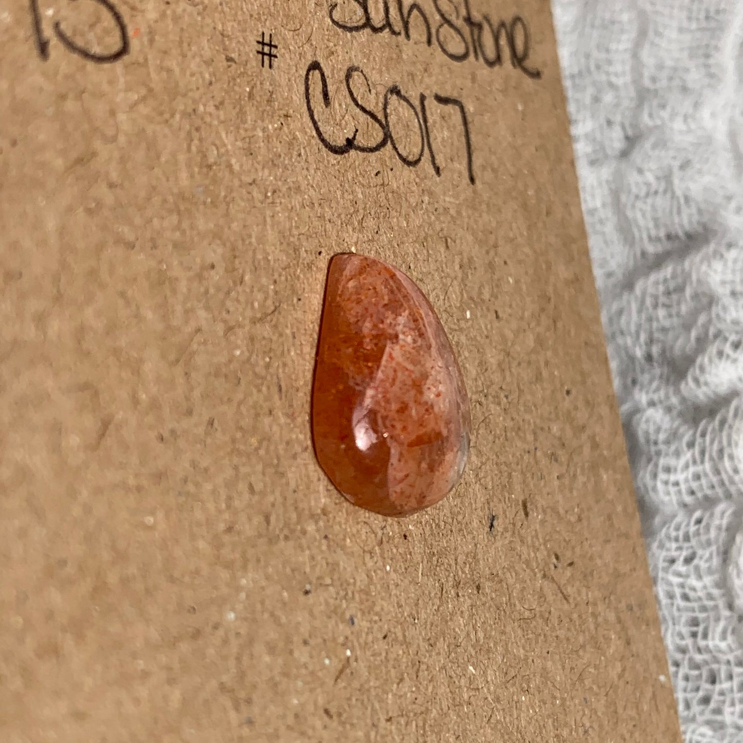 Confetti Sunstone Cabochon - CS017