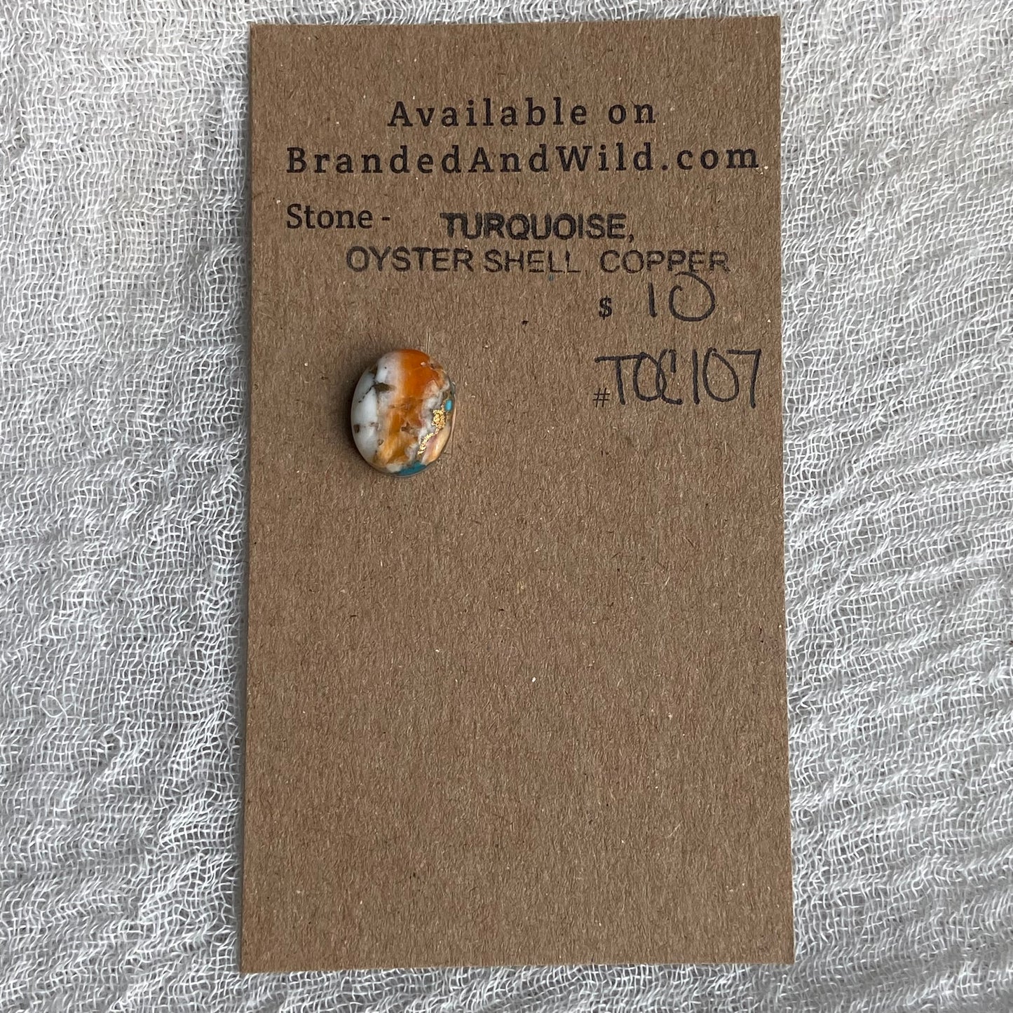 Turquoise, Oyster Shell, Copper - TOC107