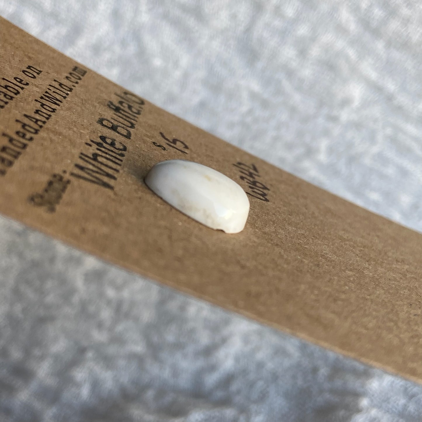 White Buffalo Cabochon - WB42
