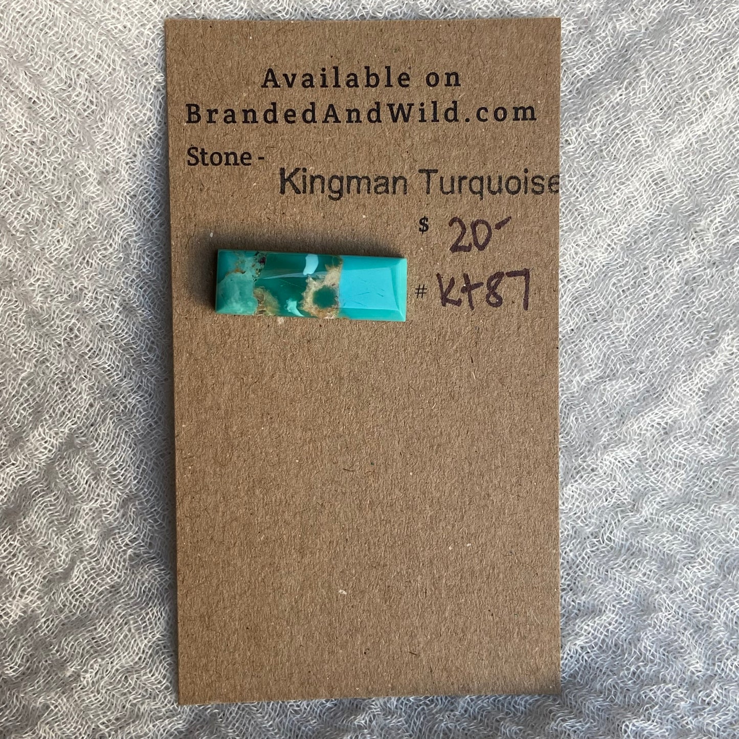 Kingman Turquoise Cabochon - KT87