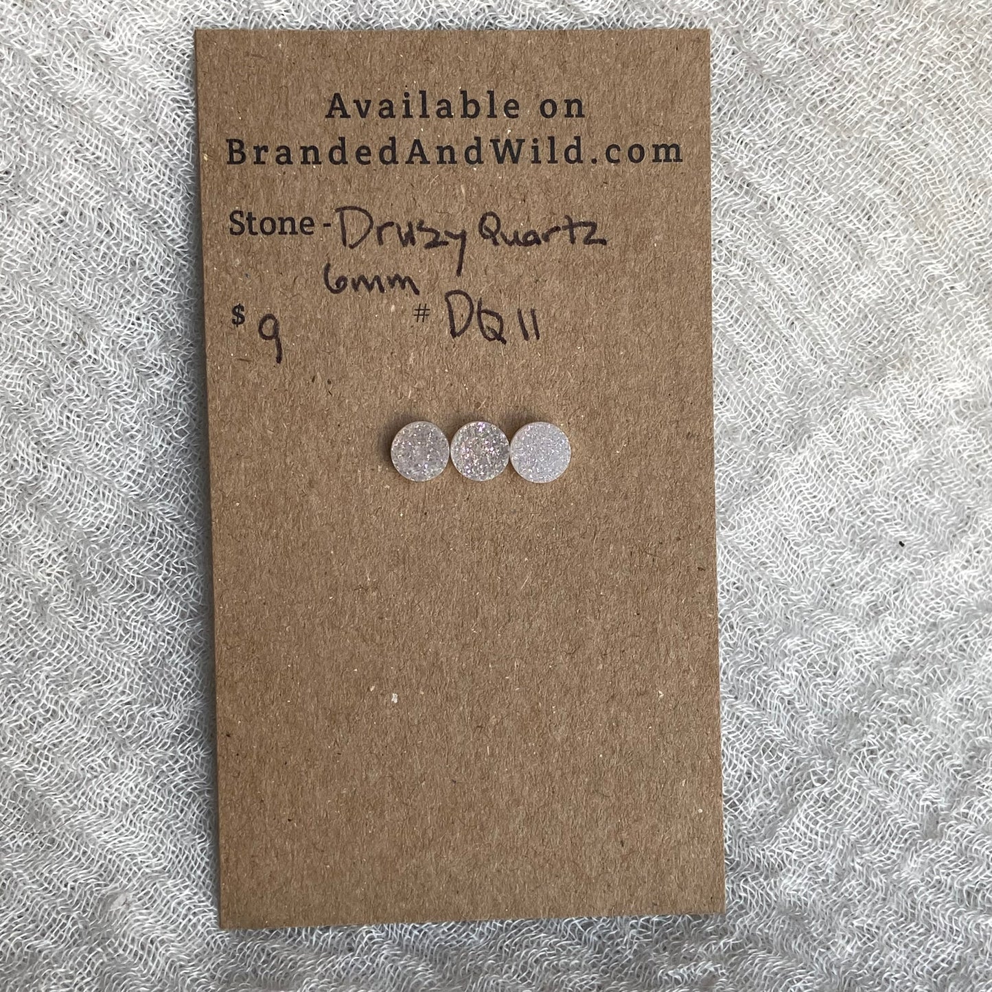 Druzy Quartz Cabochon - DQ11