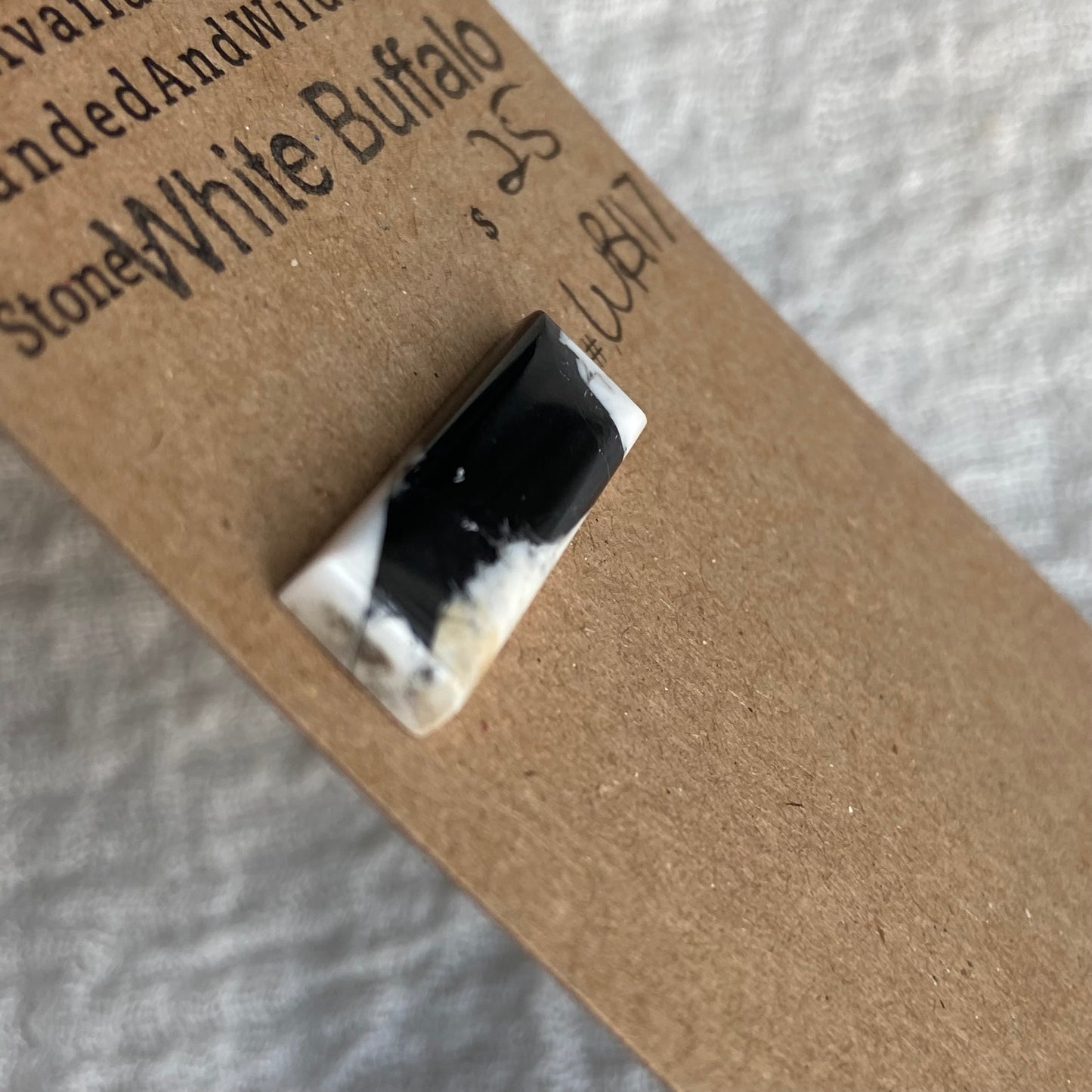 White Buffalo Cabochon - WB117