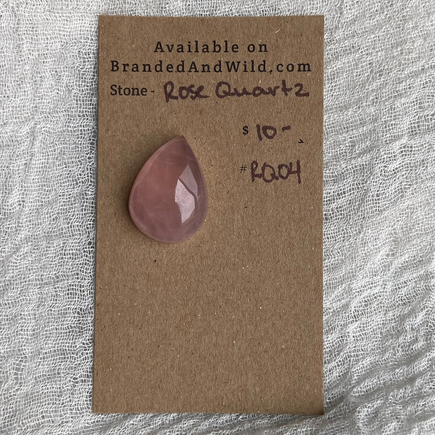Rose Quartz Cabochon - RQ04