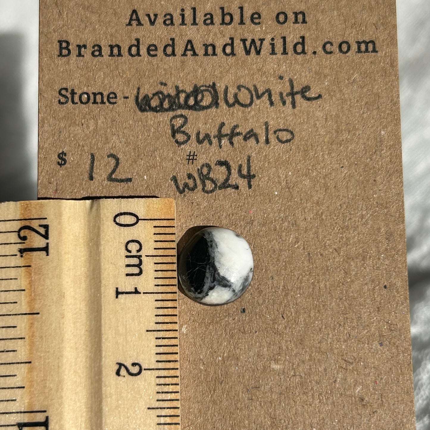 White Buffalo Cabochon - WB24