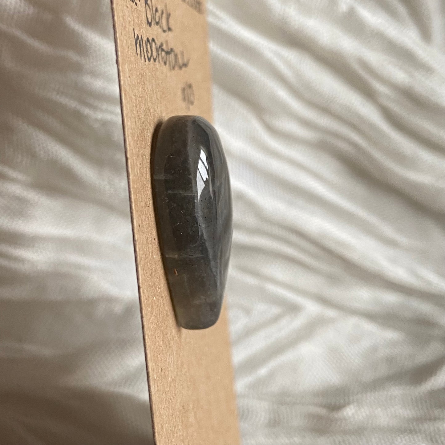 Black Moonstone Cabochon - M048 88F464EC-0634-48B7-894F-E44A51C8F287 Brandedandwild.com