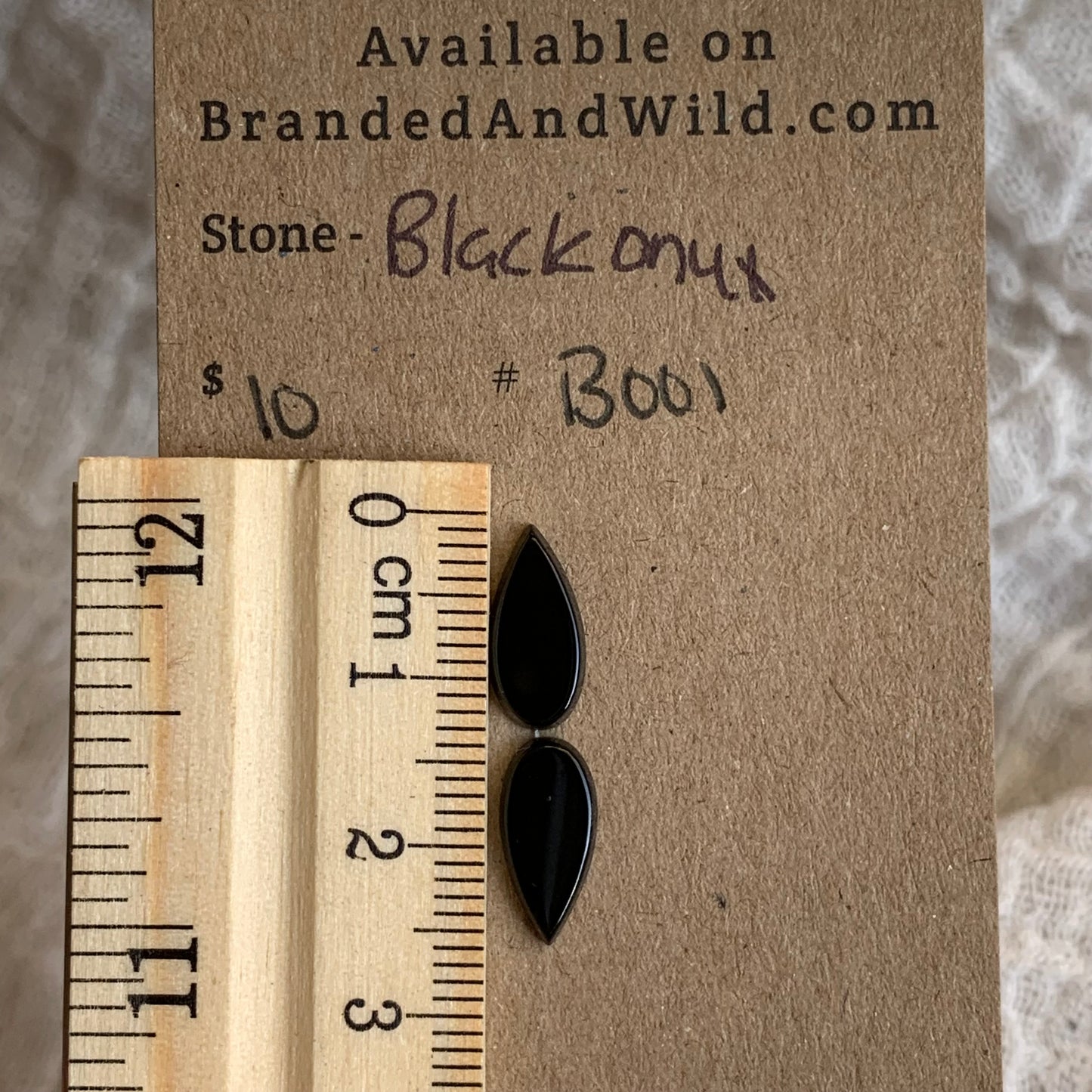 Black Onyx Cabochon - B001
