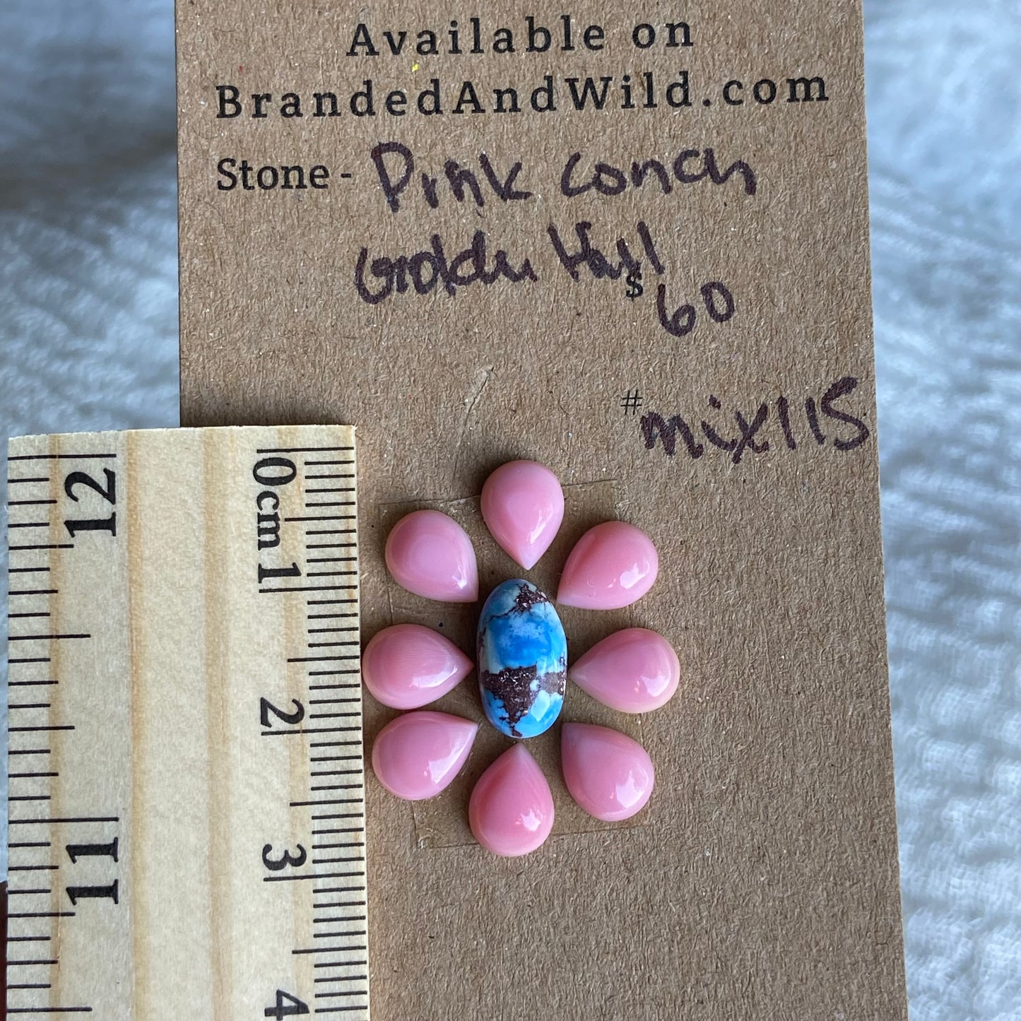 Pink Conch Cabochon - Mix115