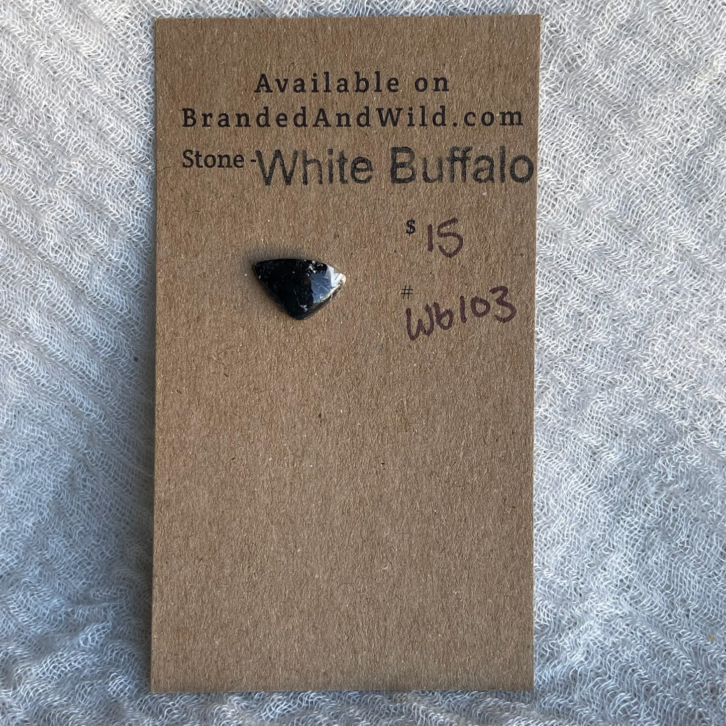 White Buffalo Cabochon - WB103