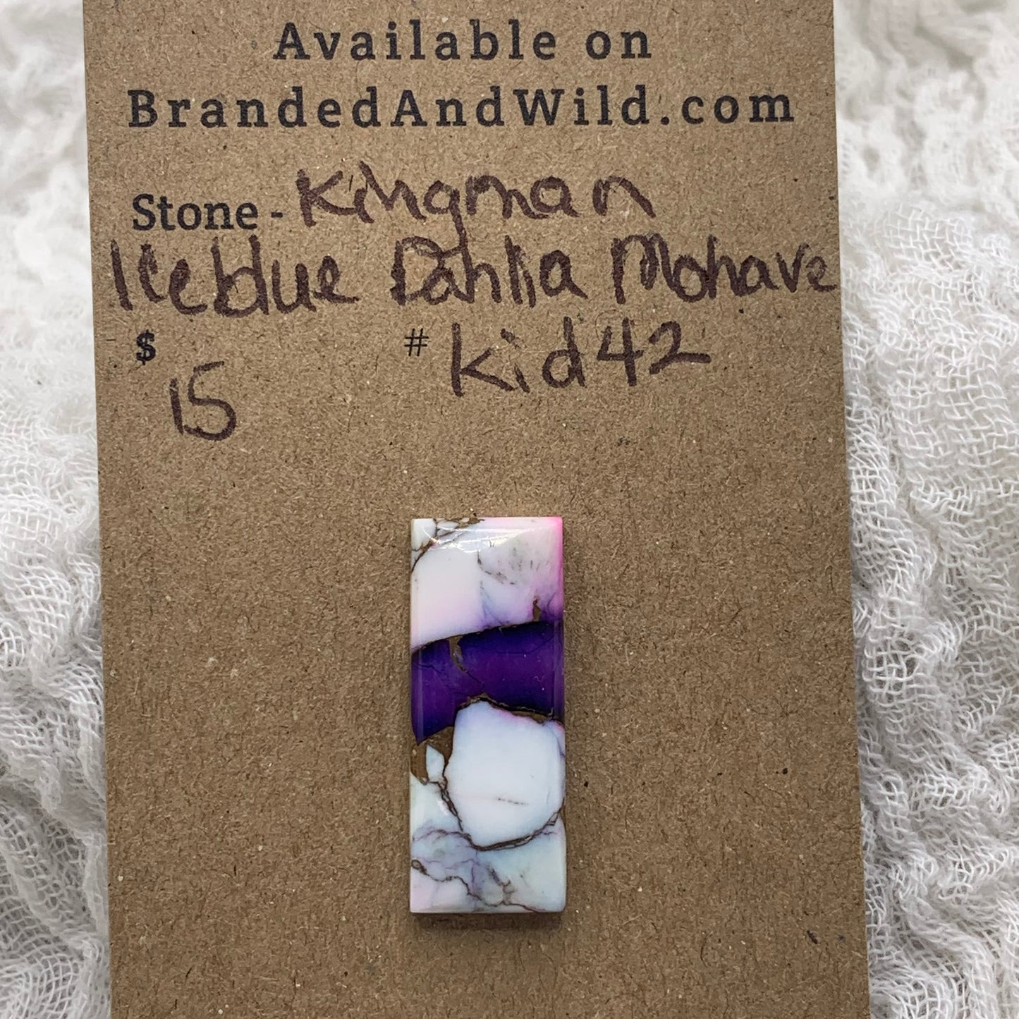 Kingman Ice Blue Dahlia Mohave - KID24