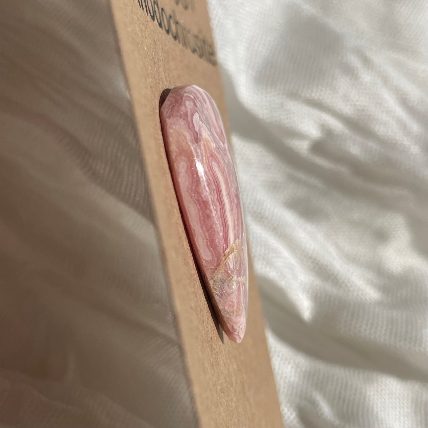 Rhodochrosite Cabochon - R057 8D511D02-06A3-48A5-AF48-F9D45F6F81EF Brandedandwild.com