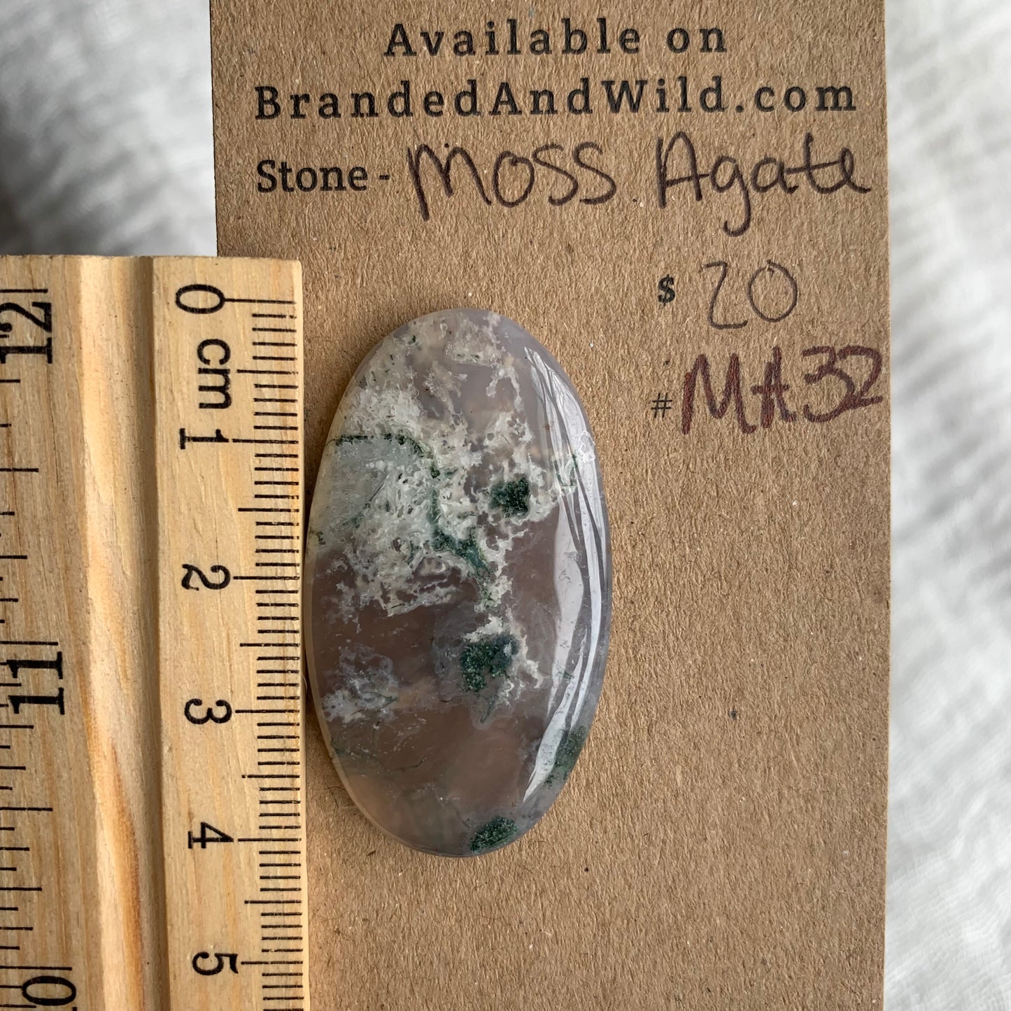 Moss Agate Cabochon- MA32