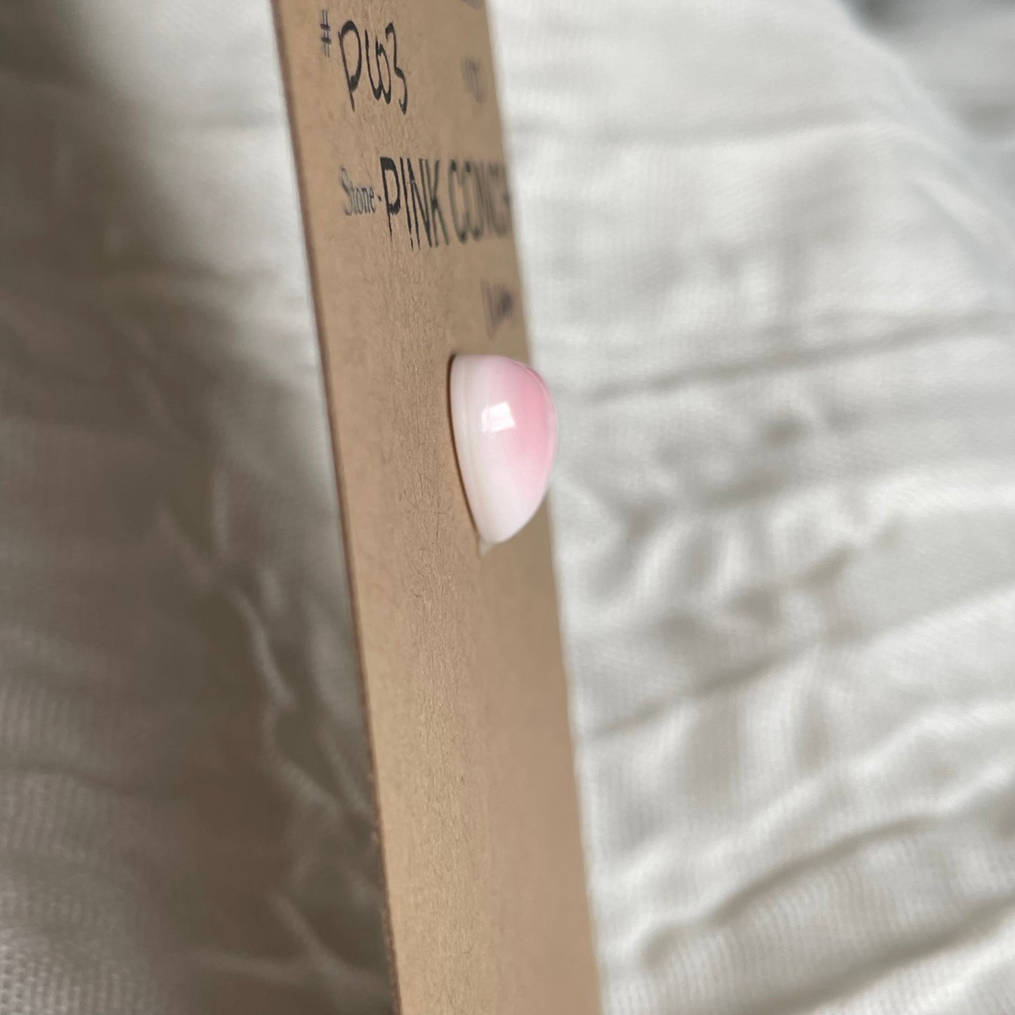 Pink Conch Cabochon - PC03 908E77F1-4721-43B1-8FC4-54D71456F2E6 Brandedandwild.com