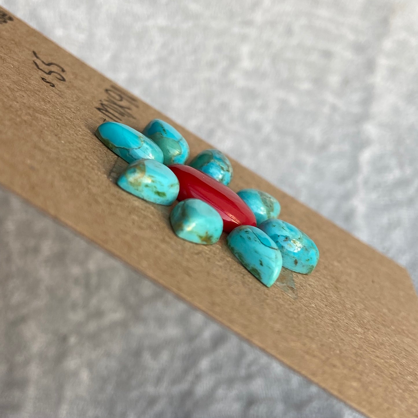 Rosarita - Kingman Turquoise Cabochon - MIX91