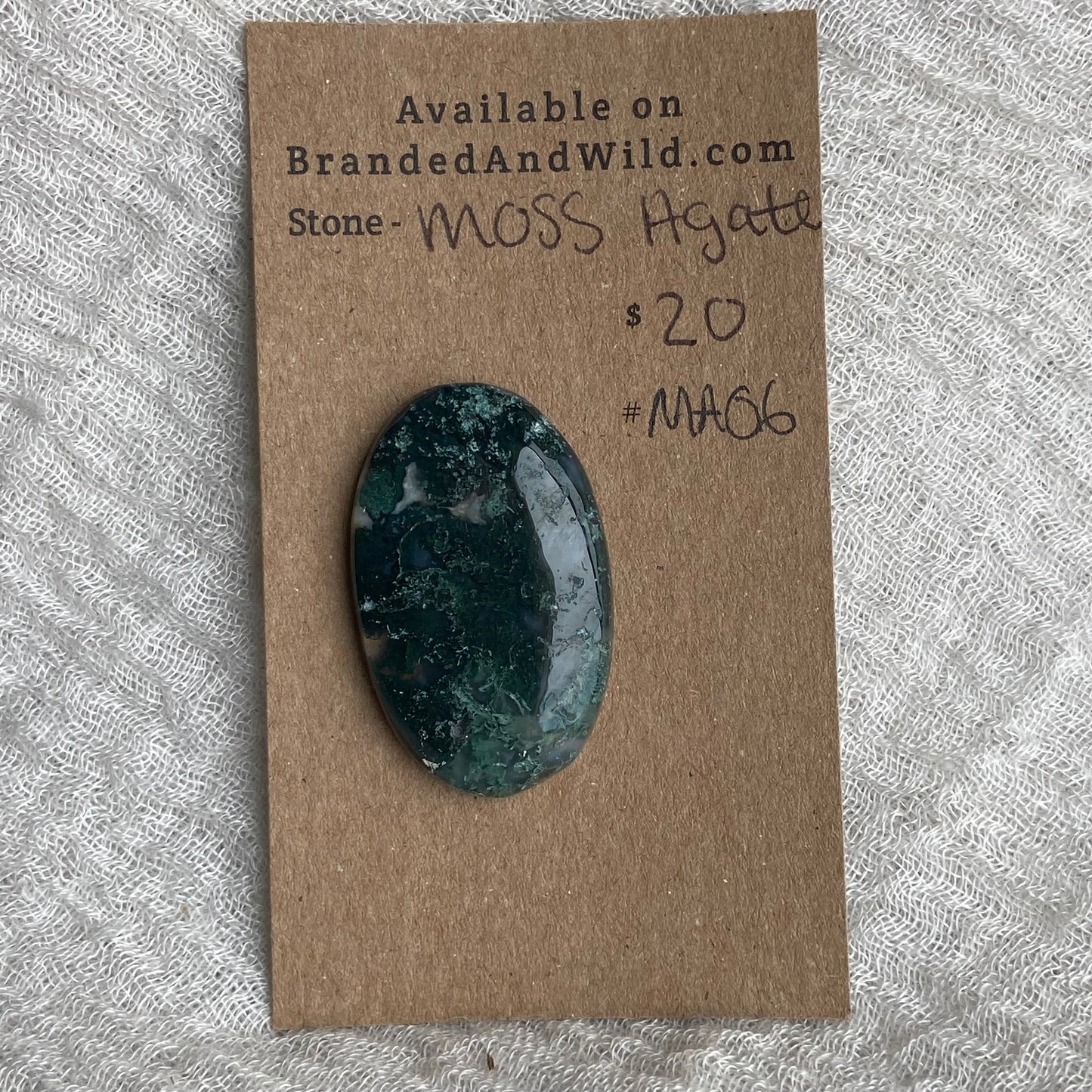 Moss Agate Cabochon - MA06