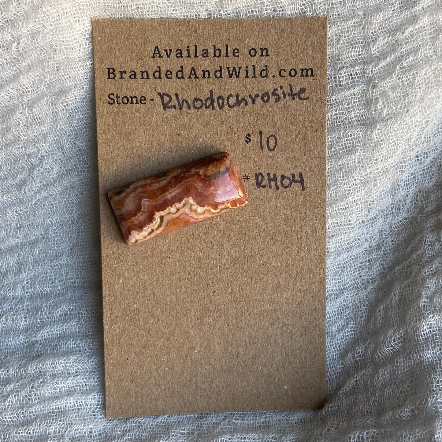 Rhodochrosite Cabochon - R04