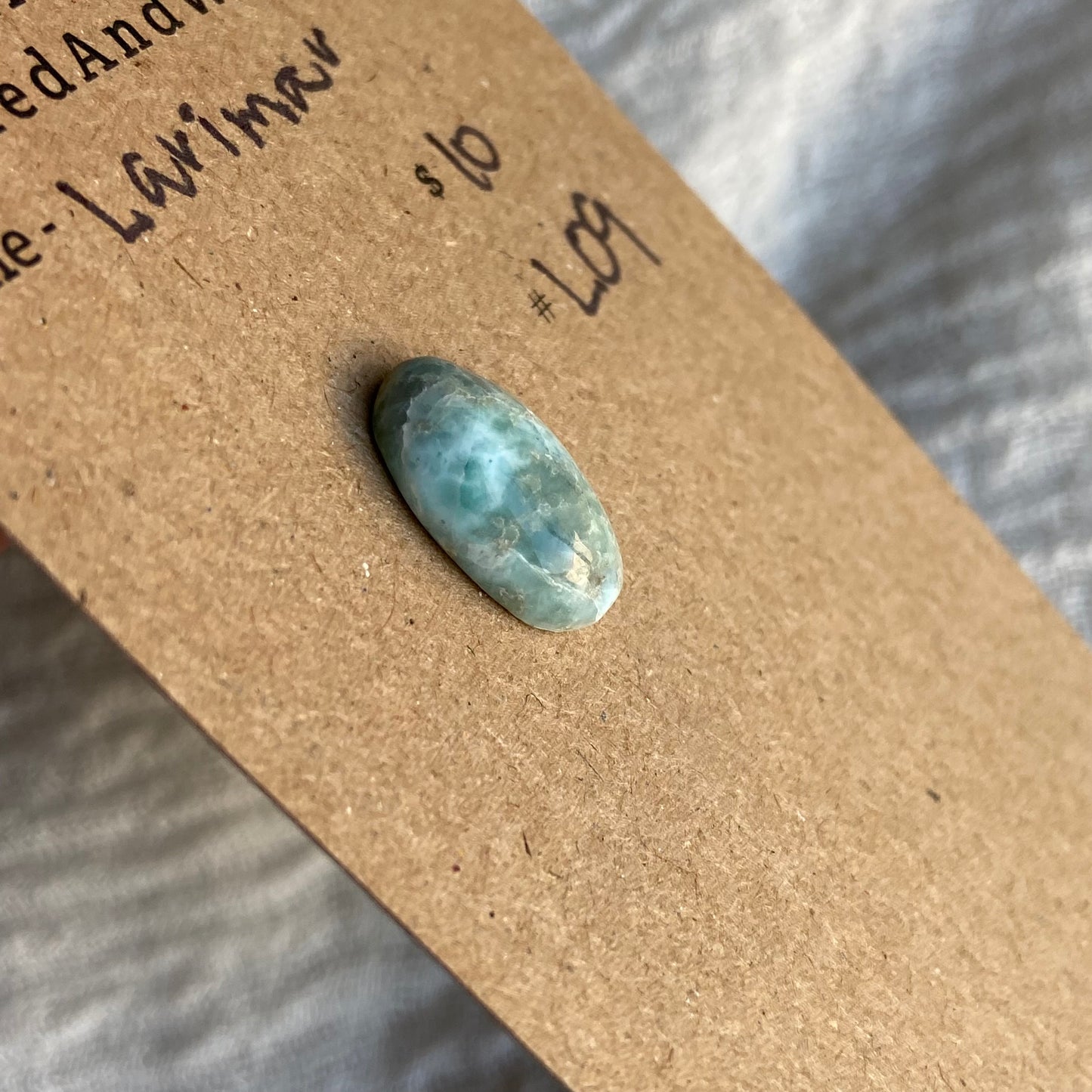 Larimar Cabochon - L09