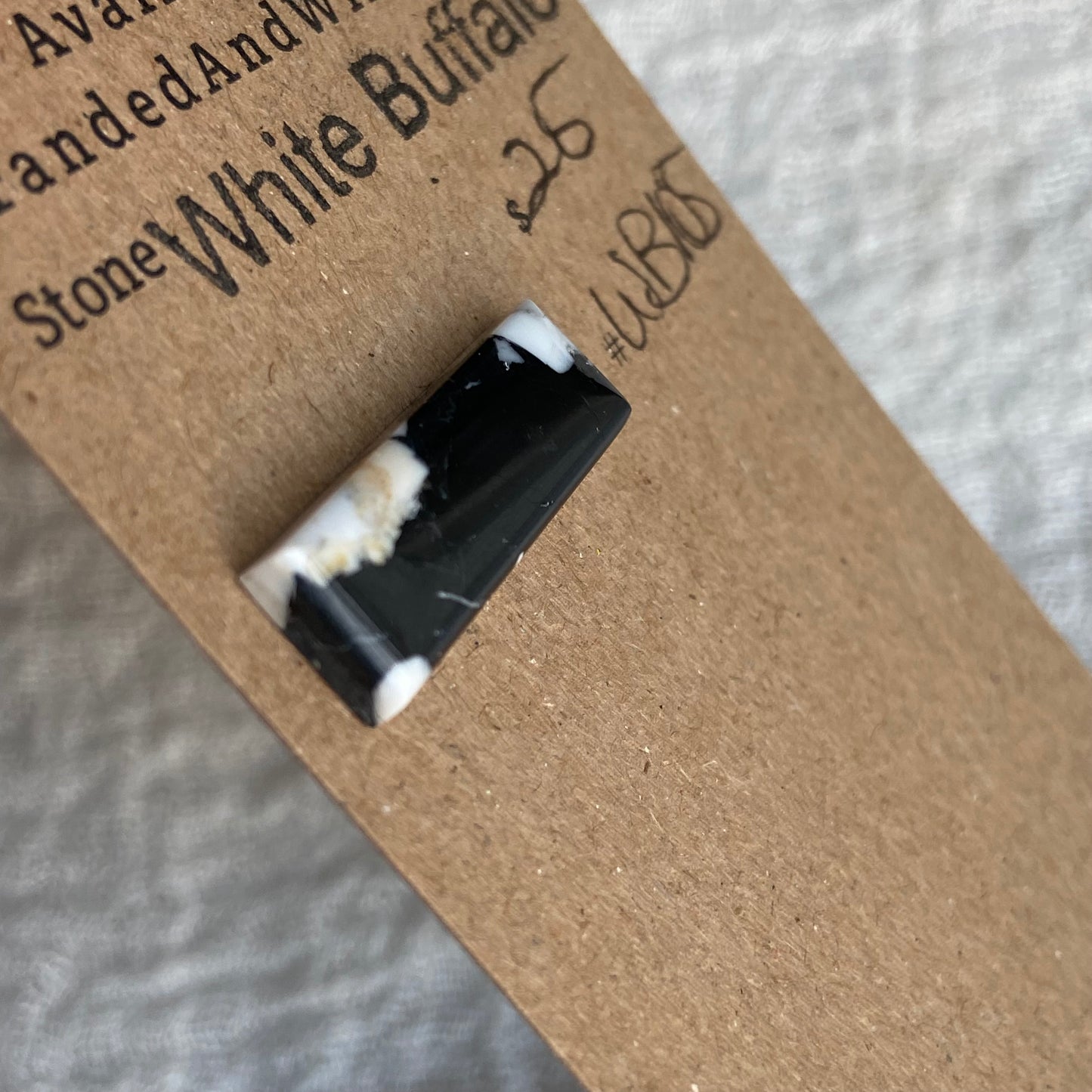 White Buffalo Cabochon - WB105