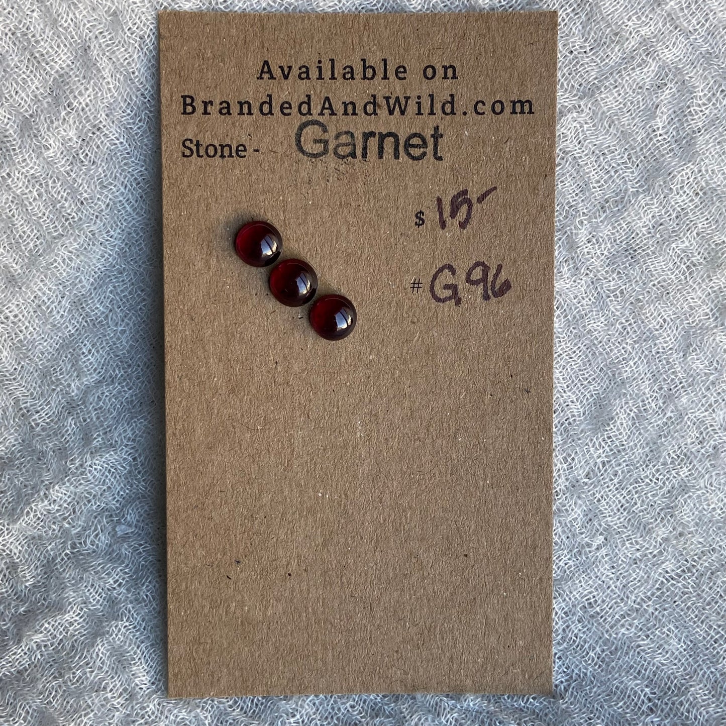 Garnet Cabochon - G96