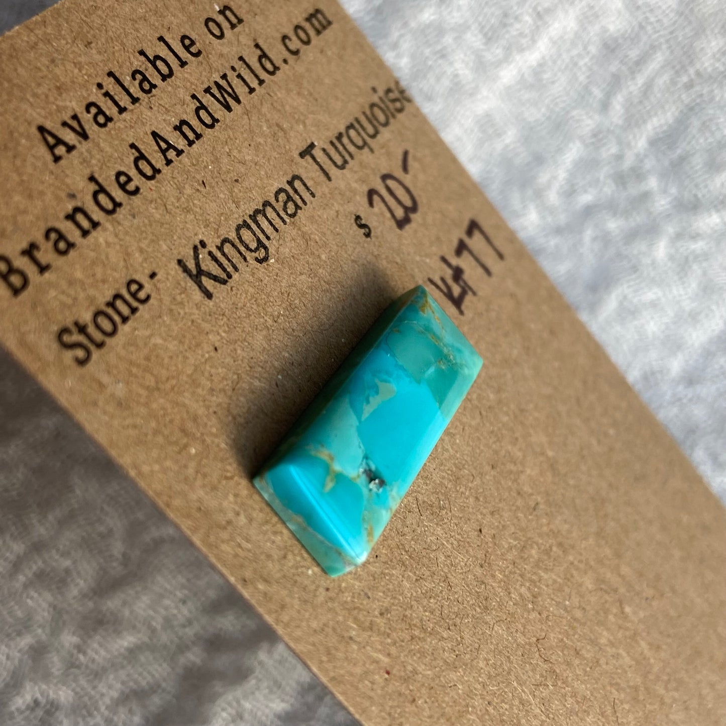 Kingman Turquoise Cabochon - KT77