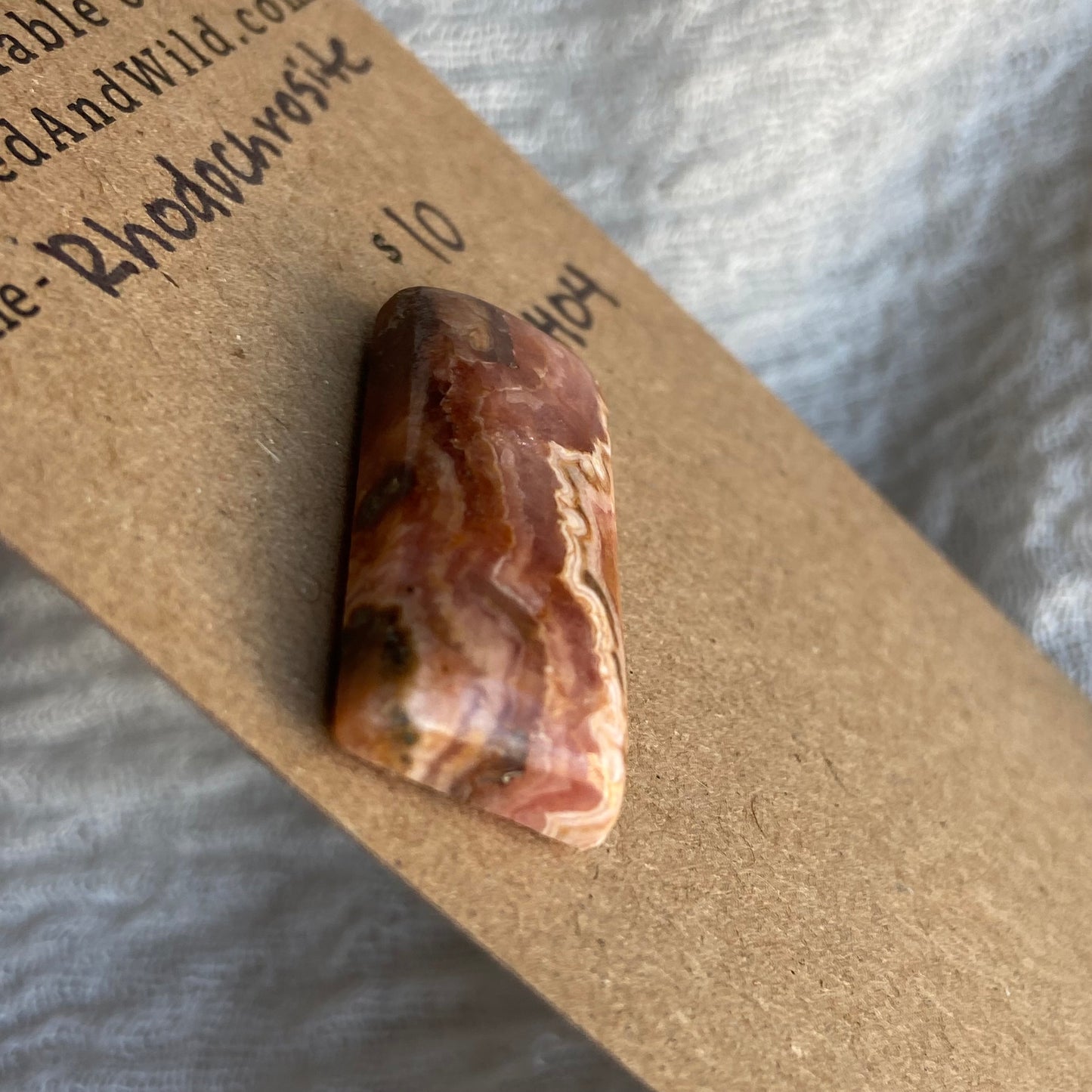 Rhodochrosite Cabochon - R04