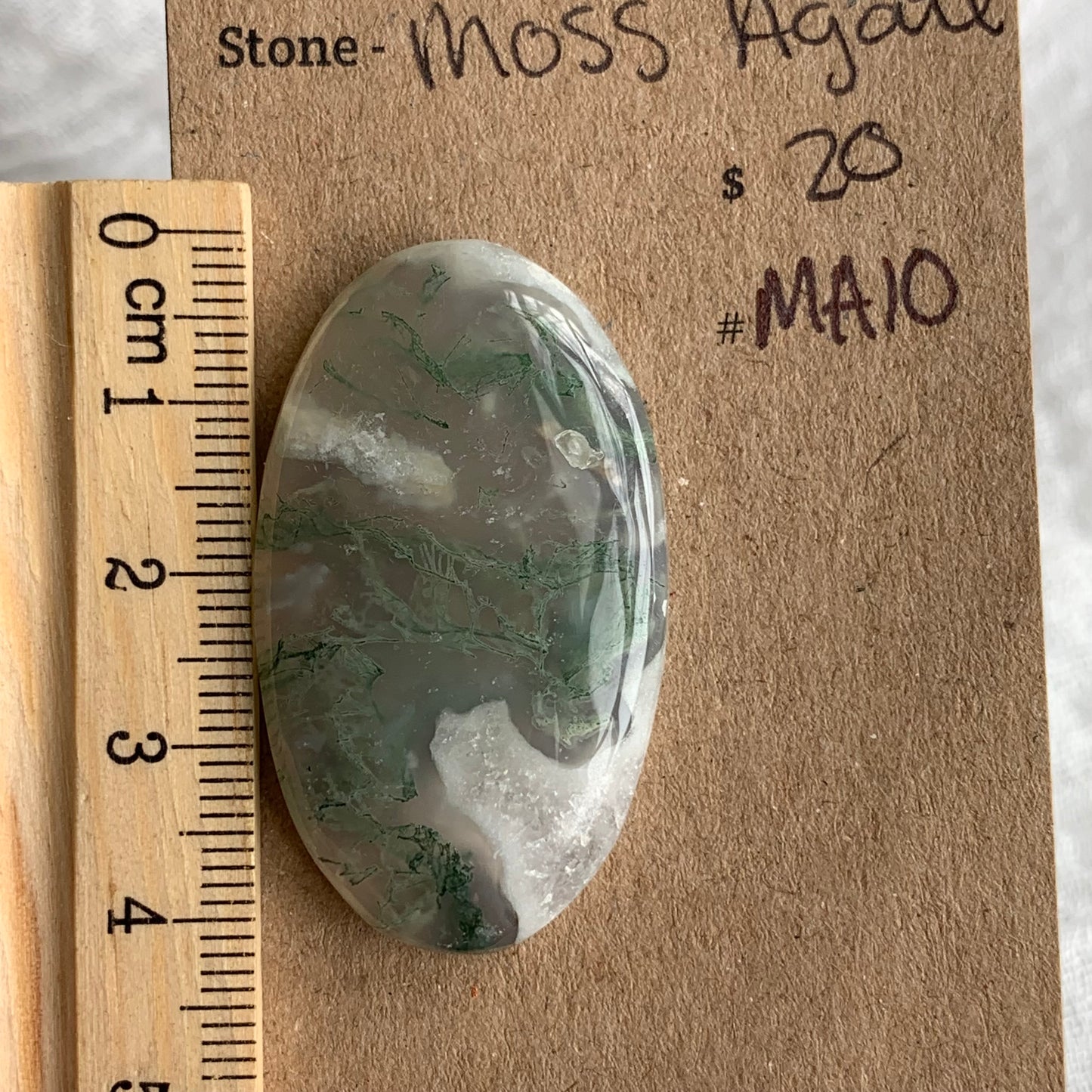 Moss Agate Cabochon- MA10