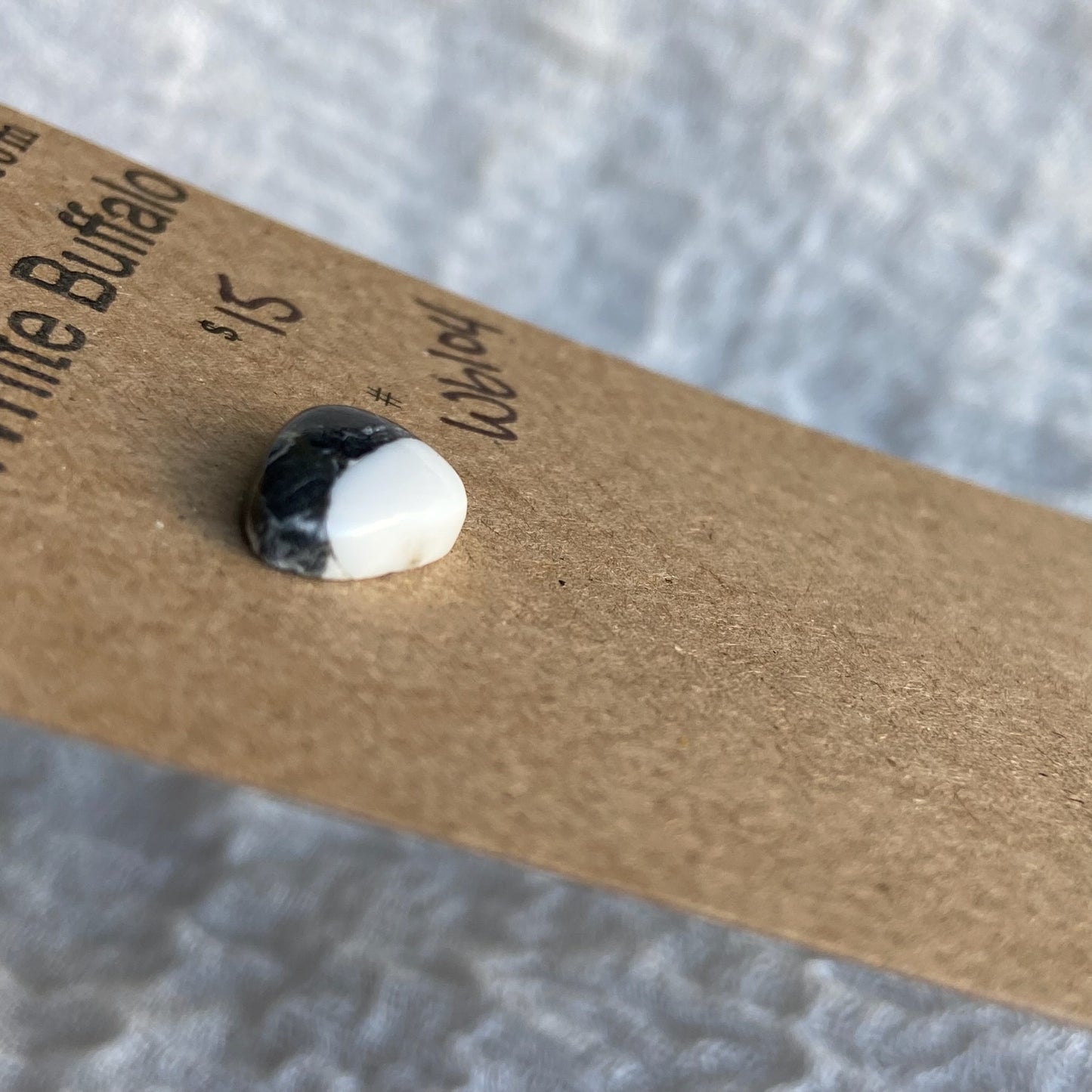 White Buffalo Cabochon - WB104