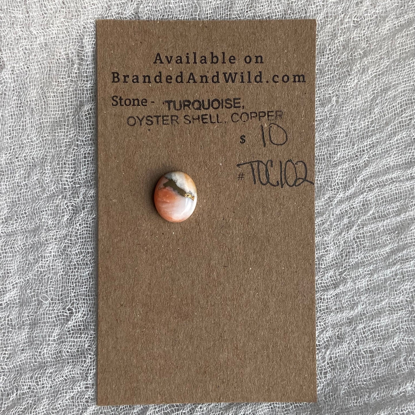 Turquoise, Oyster Shell, Copper - TOC102