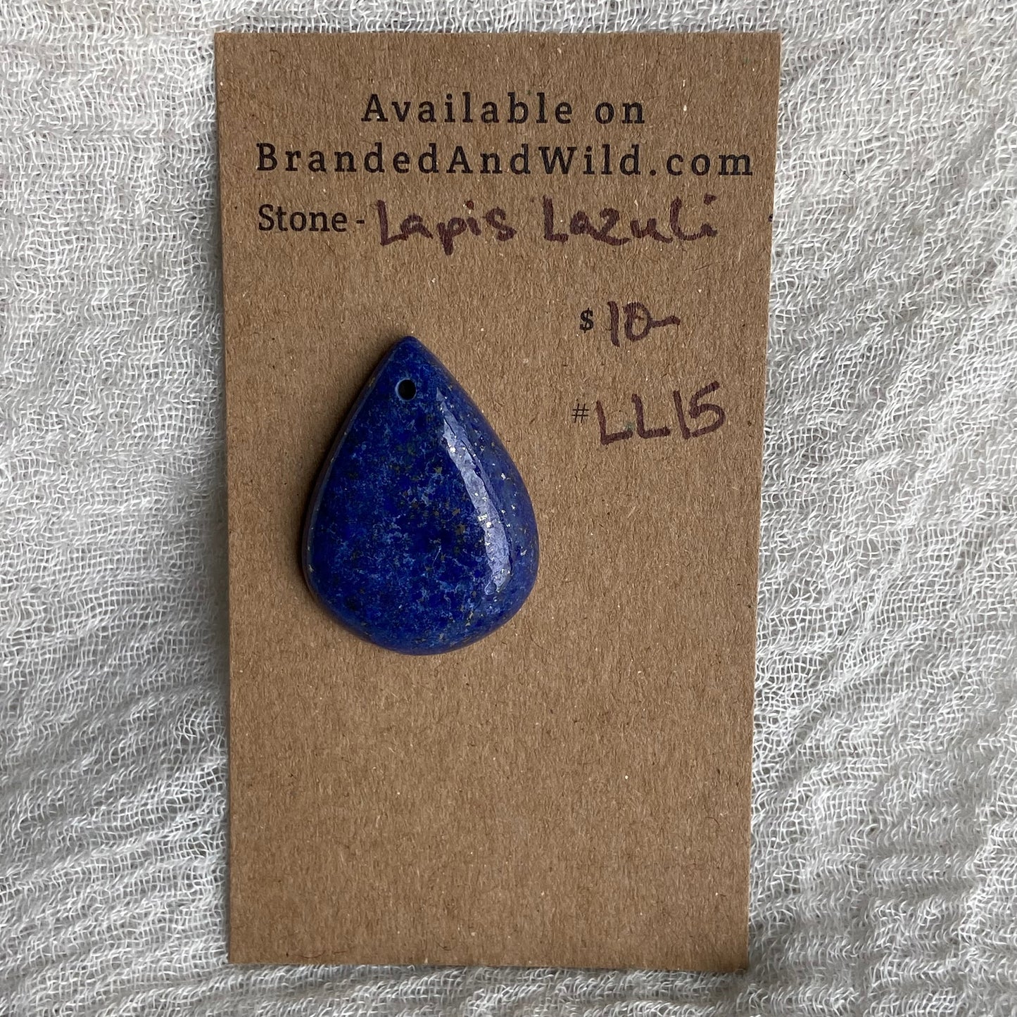 Lapis Lazuli Cabochon -Drilled- LL15