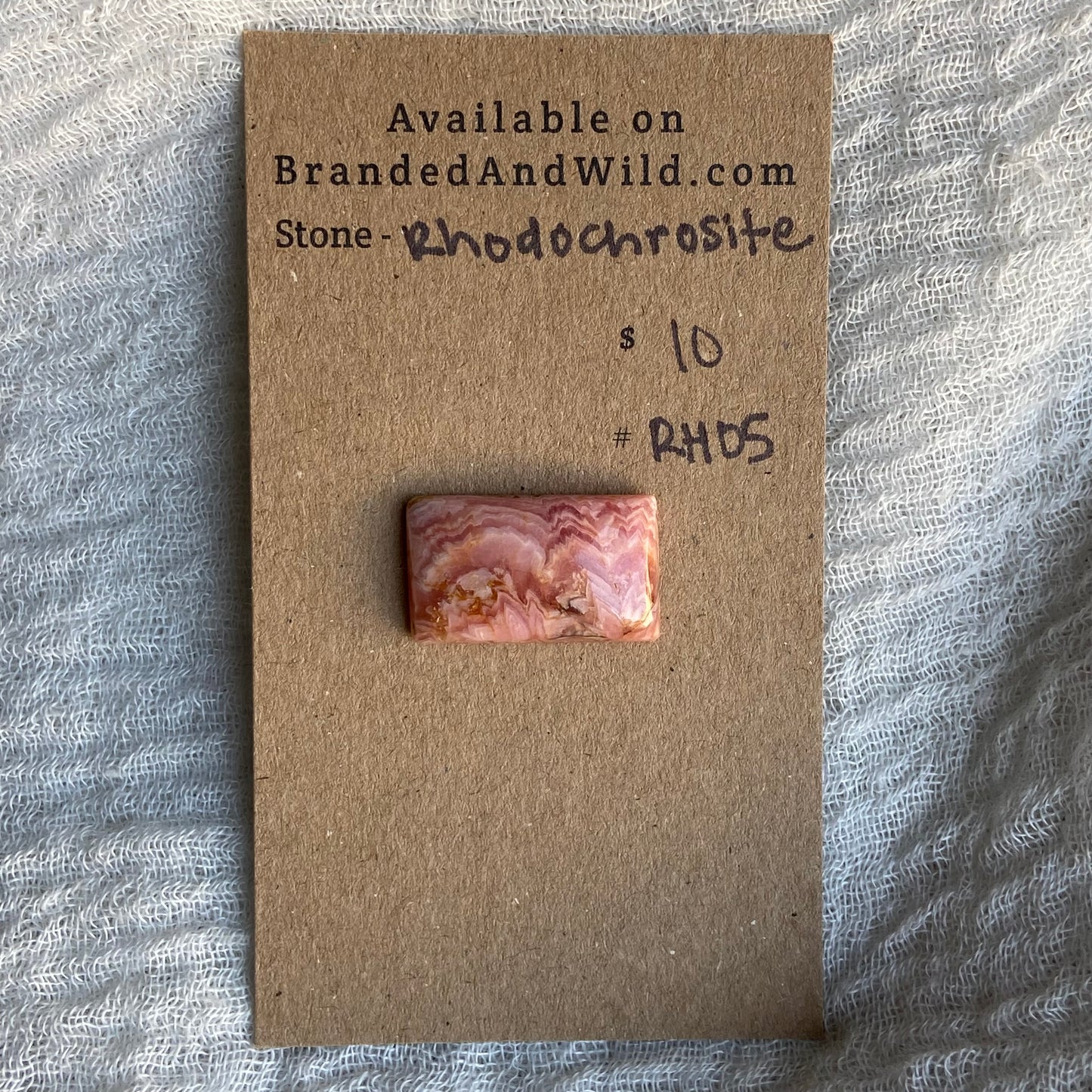 Rhodochrosite Cabochon - R05