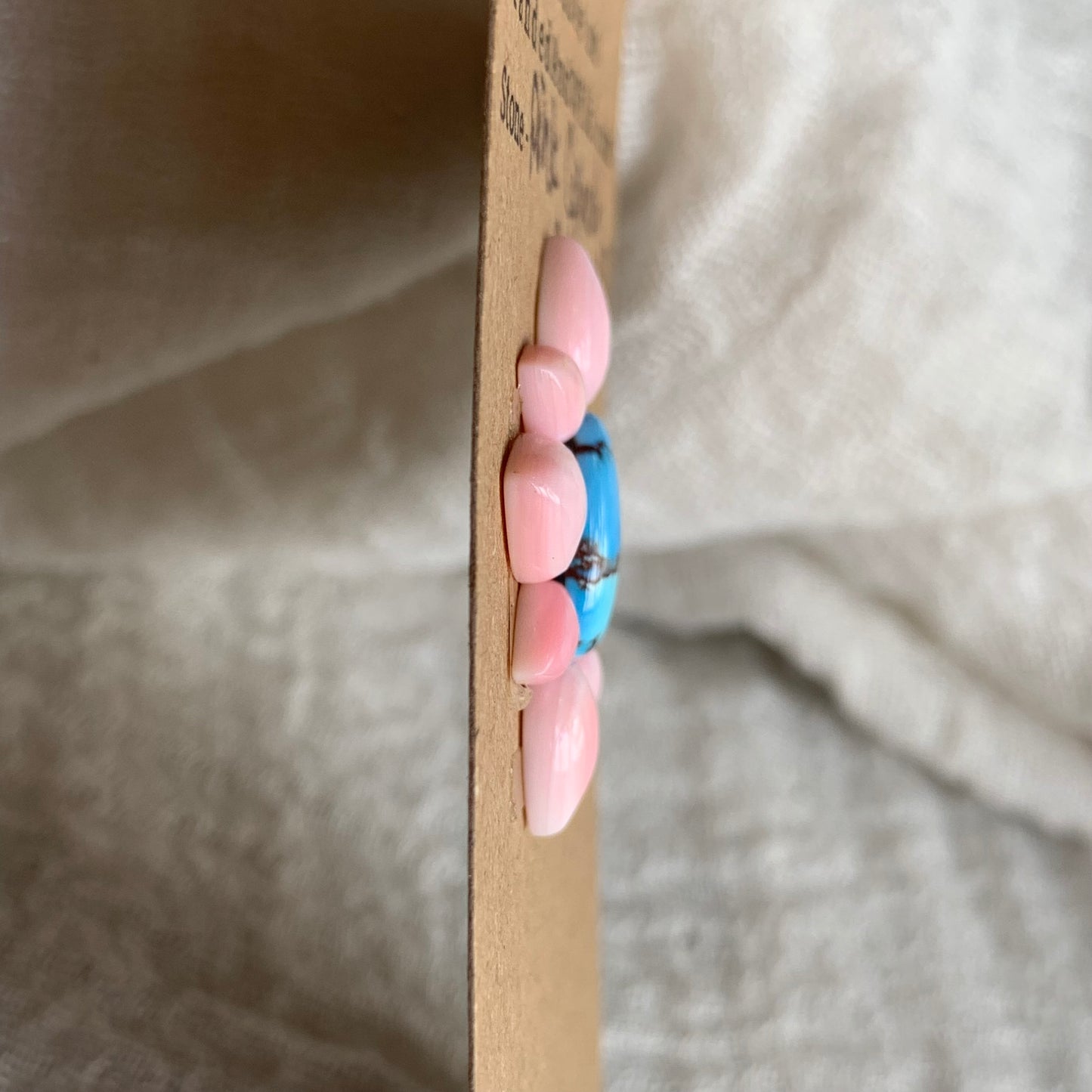 Pink Conch/Golden Hill Cabochon - PG13