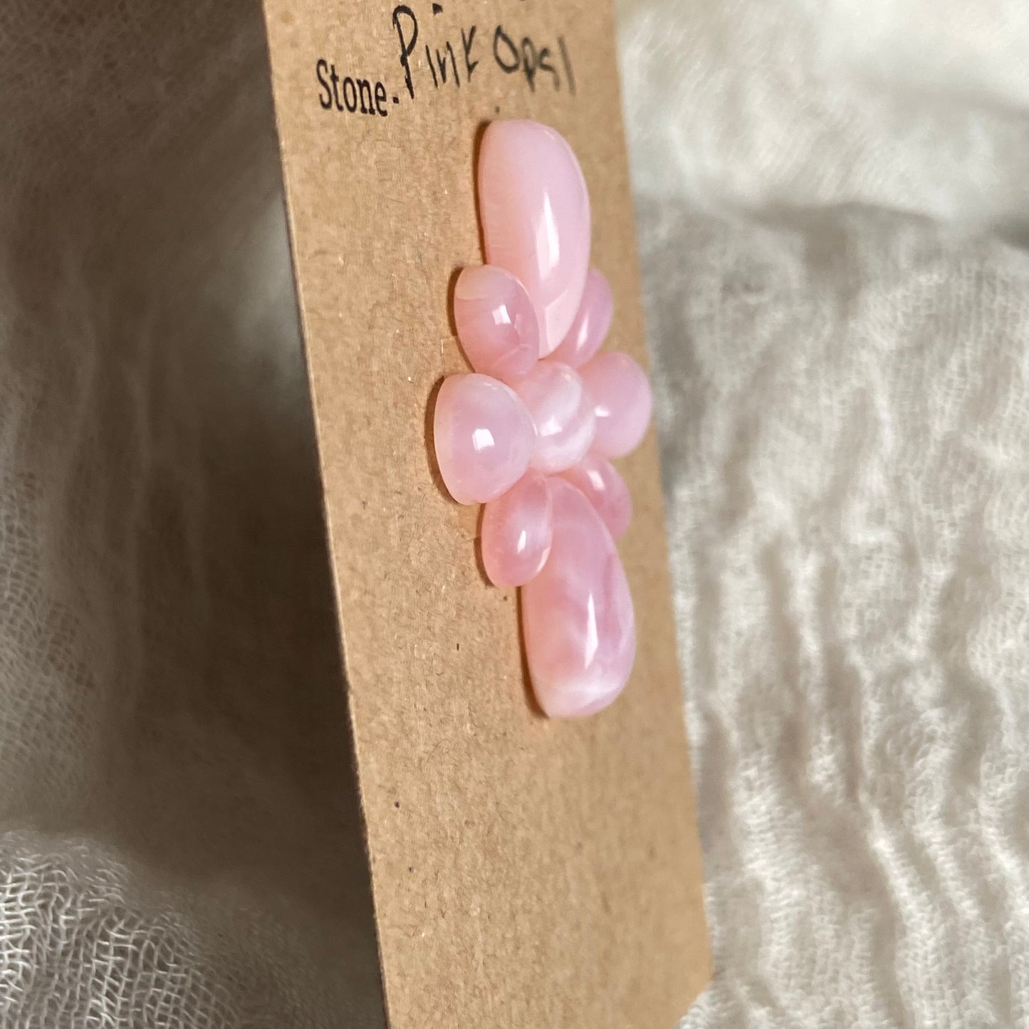 Pink Opal Cabochon - P20 9D7B49A9-B6E7-4657-B608-AC59E869828C Brandedandwild.com