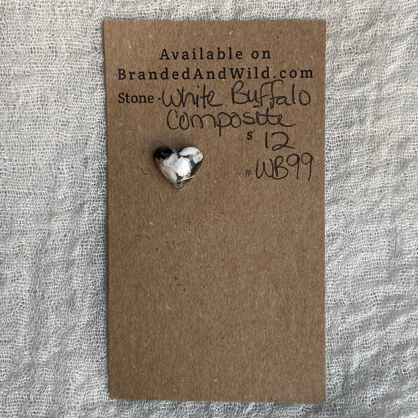 White Buffalo Cabochon - WB99