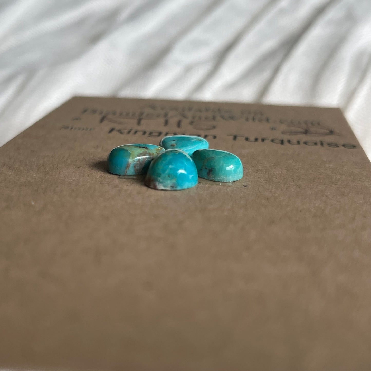 Kingman Turquoise Cabochon - KT115 9EC7E6FC-035D-457E-83A1-2F11018D179F Brandedandwild.com