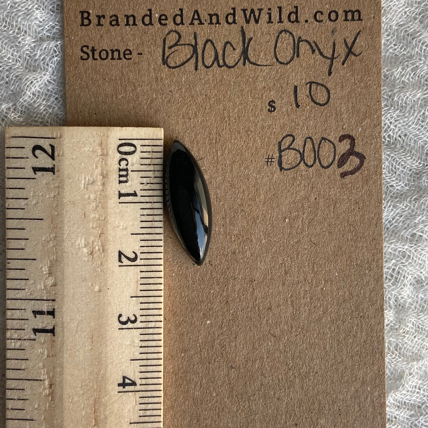 Black Onyx - Cabochon - BO3