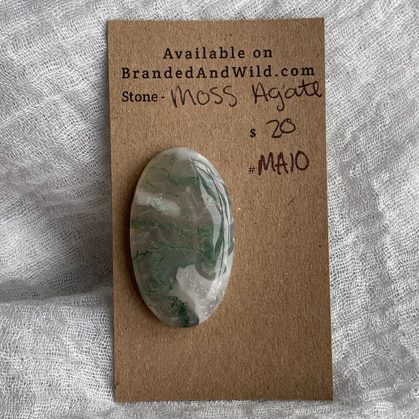 Moss Agate Cabochon- MA10
