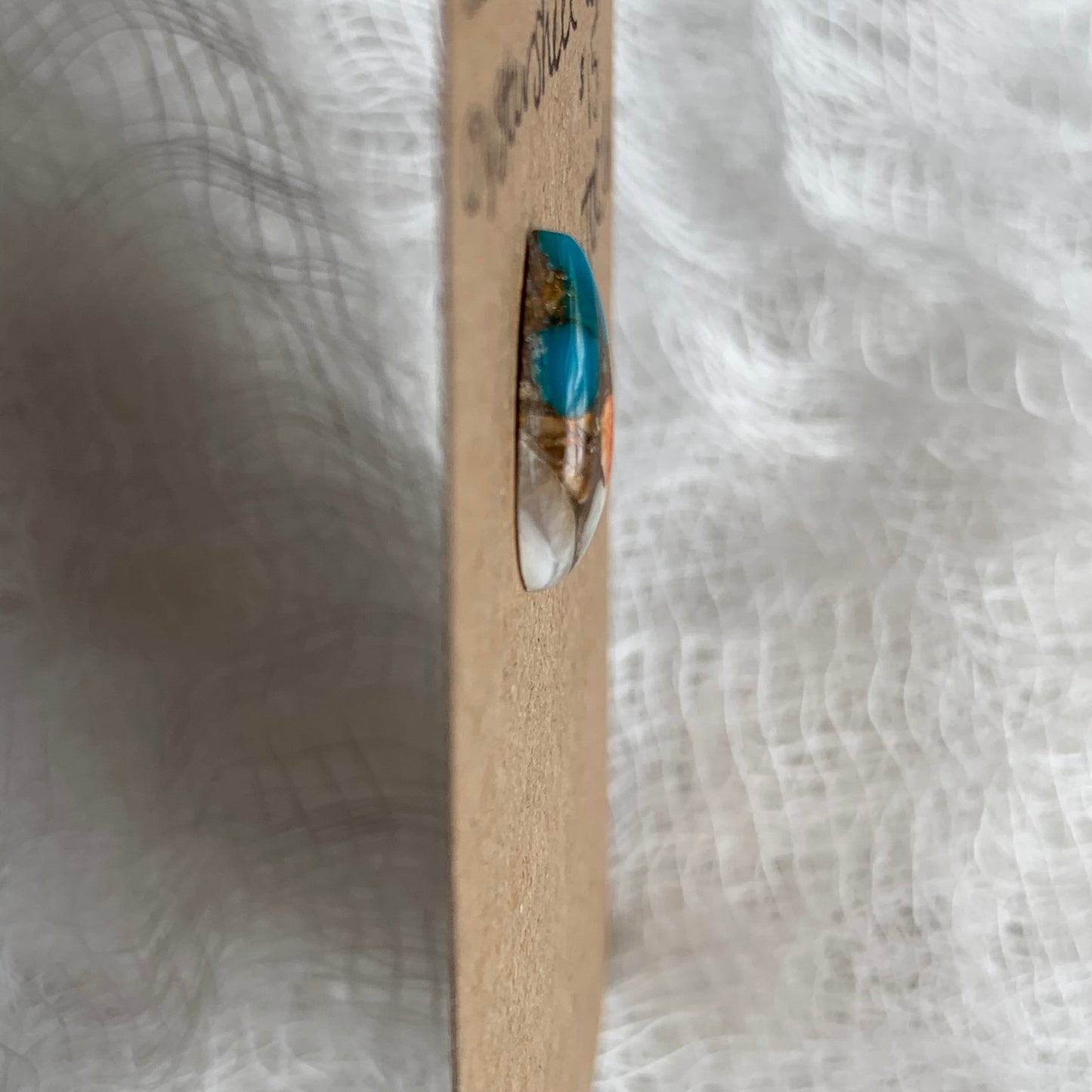 Turquoise, Oystershell, Copper Cabochon - TOC61