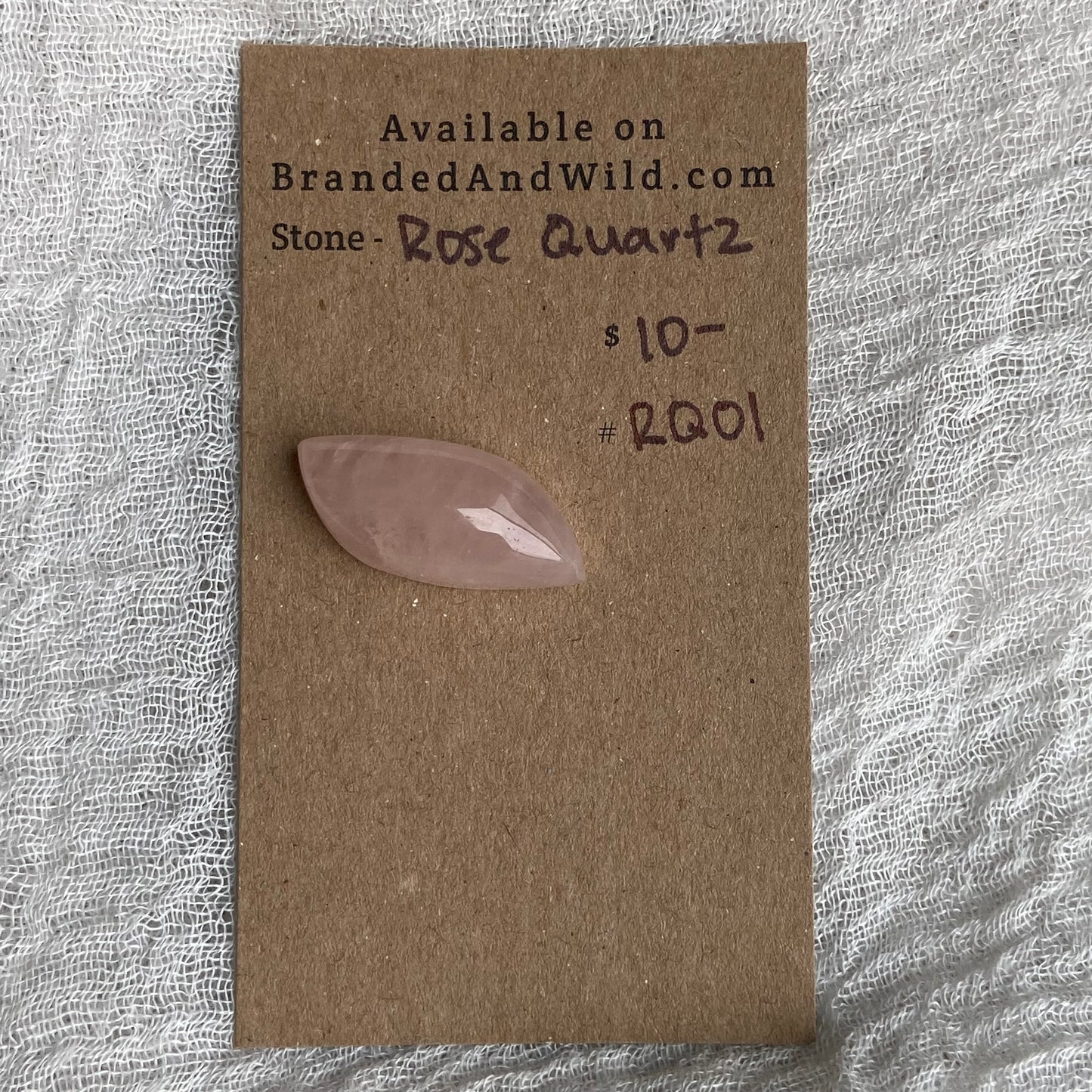 Rose Quartz Cabochon - RQ01