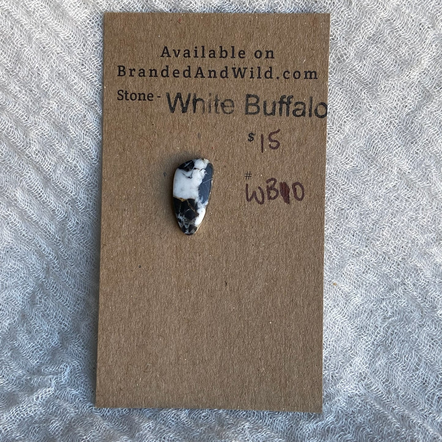 White Buffalo Cabochon - WB10