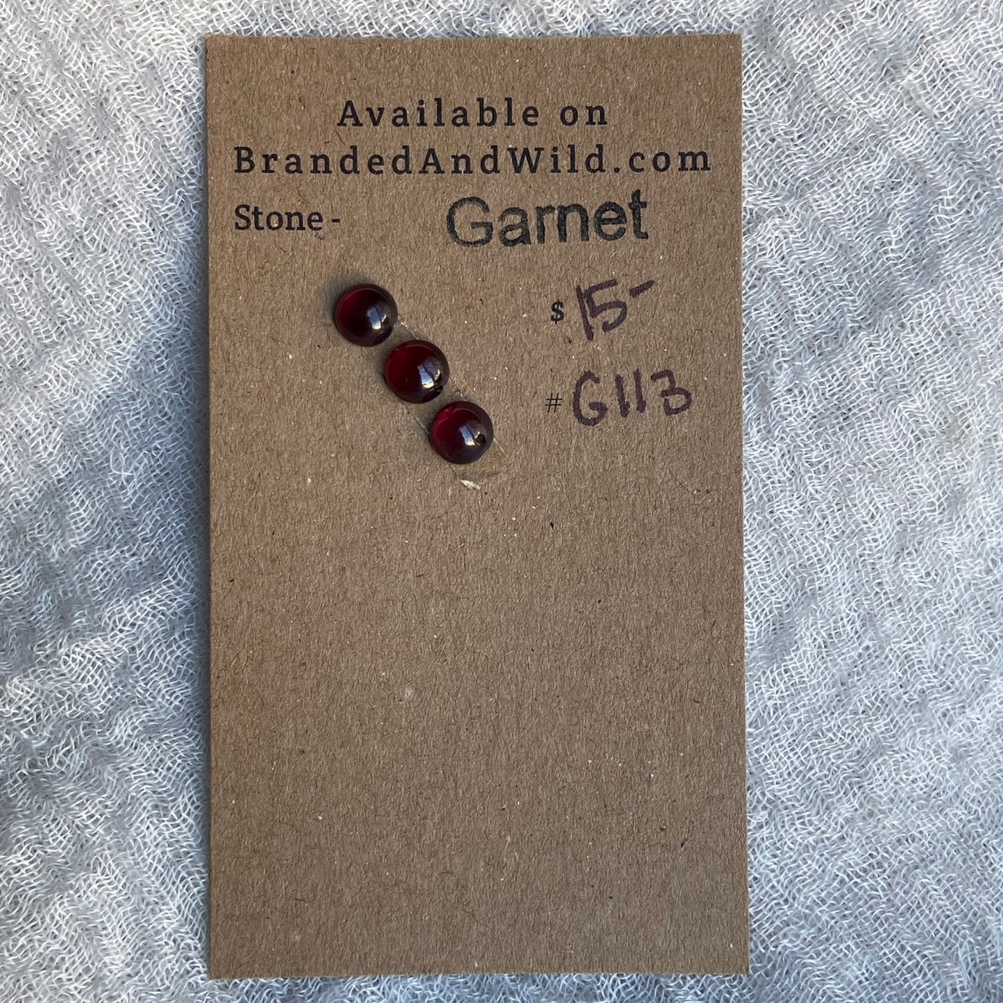 Garnet Cabochon - G113
