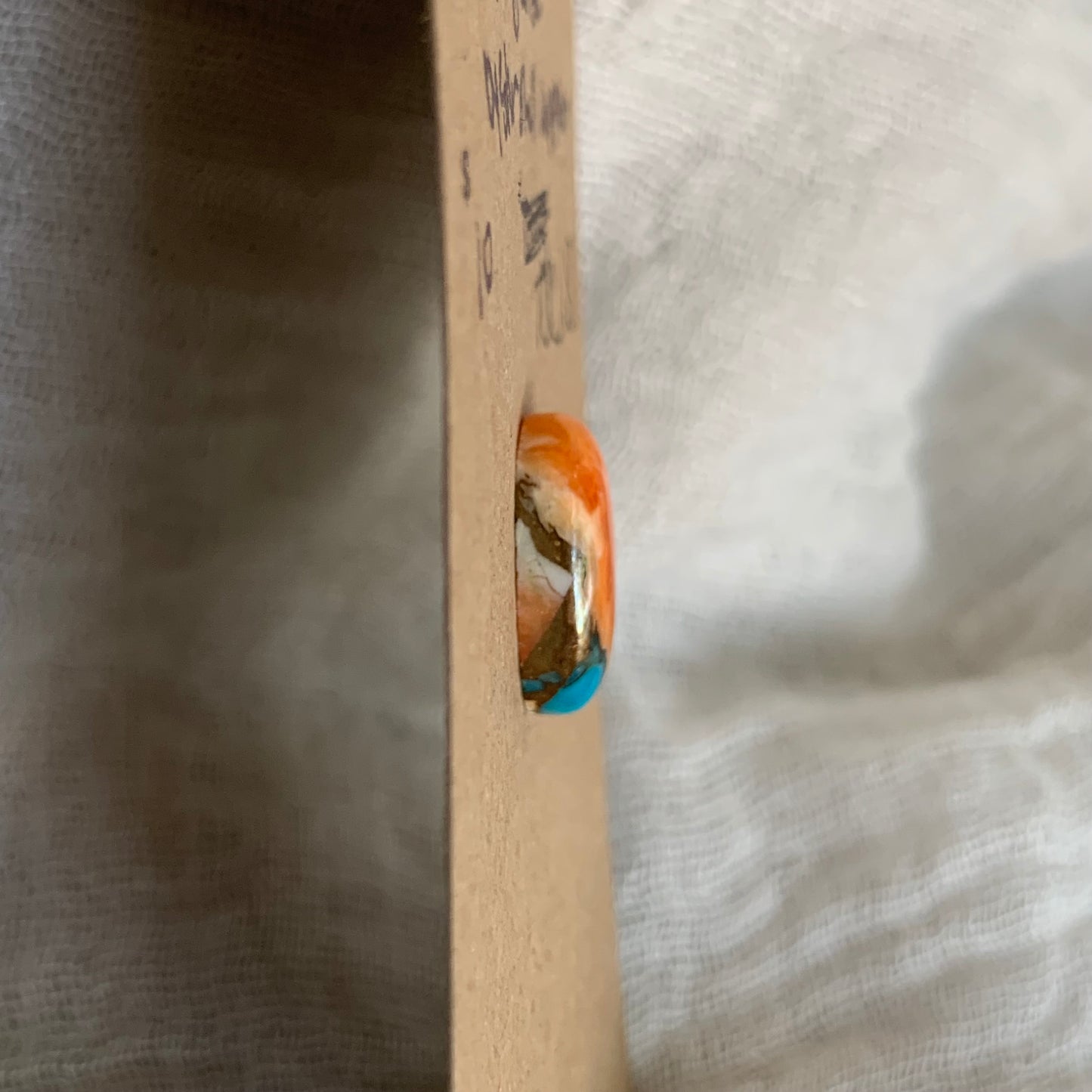 Turquoise, Oystershell, Copper Cabochon - TOC18